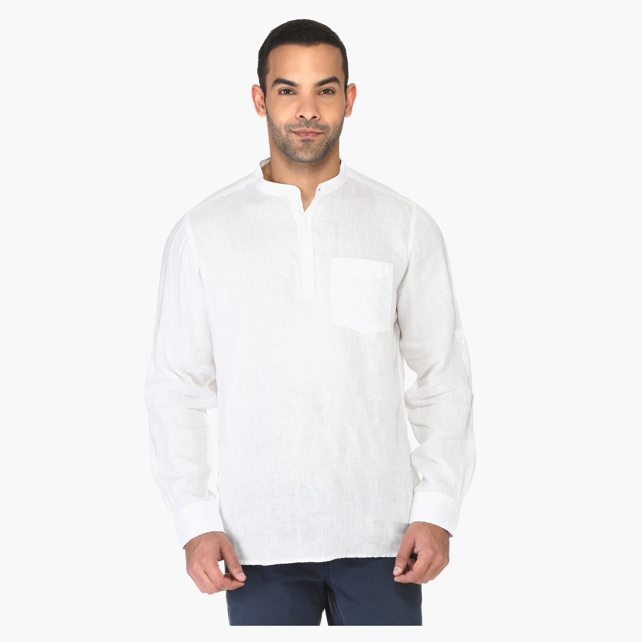 Solid Colour Shirt-men-clothing-shirts-image-1