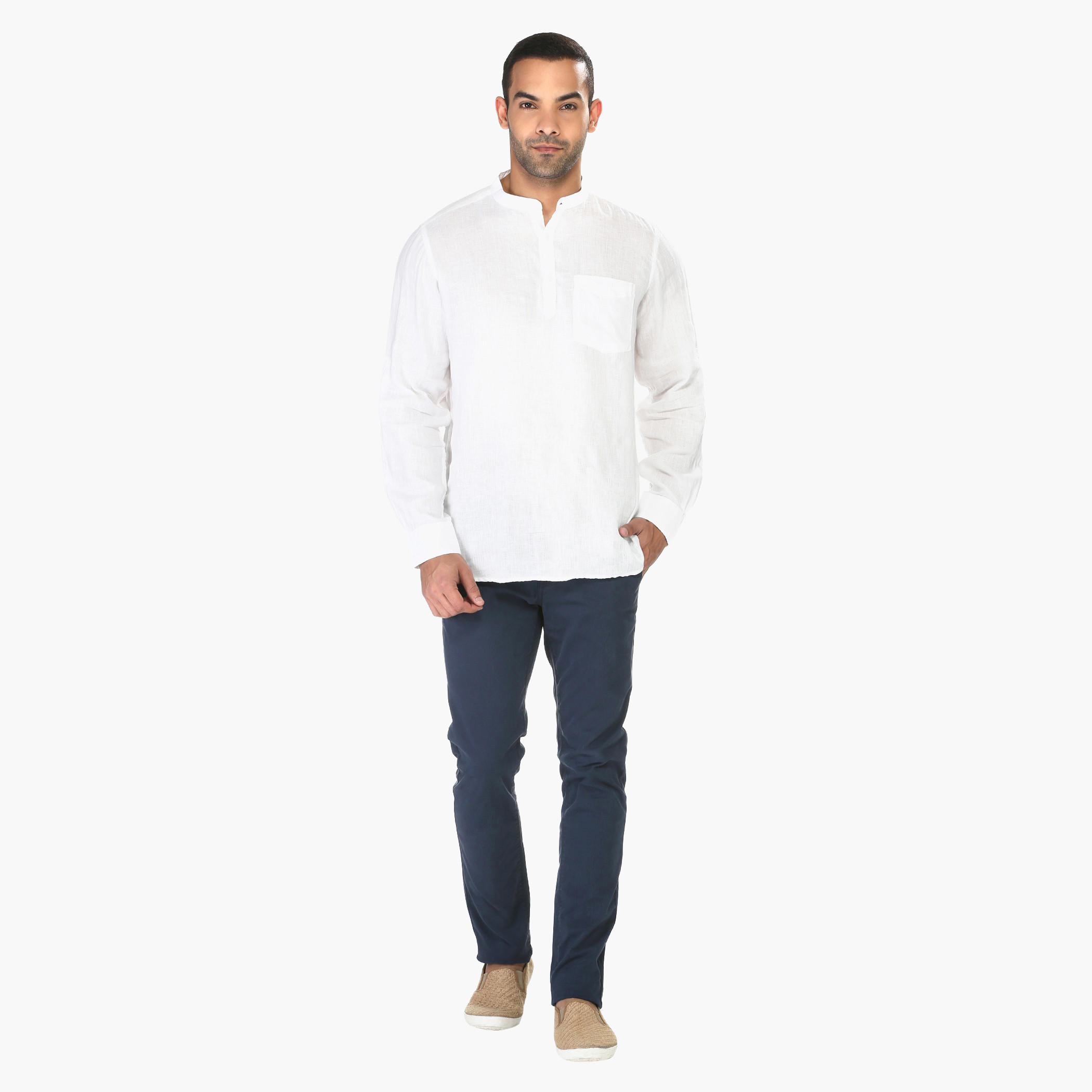 Solid Colour Shirt-men-clothing-shirts-image-1