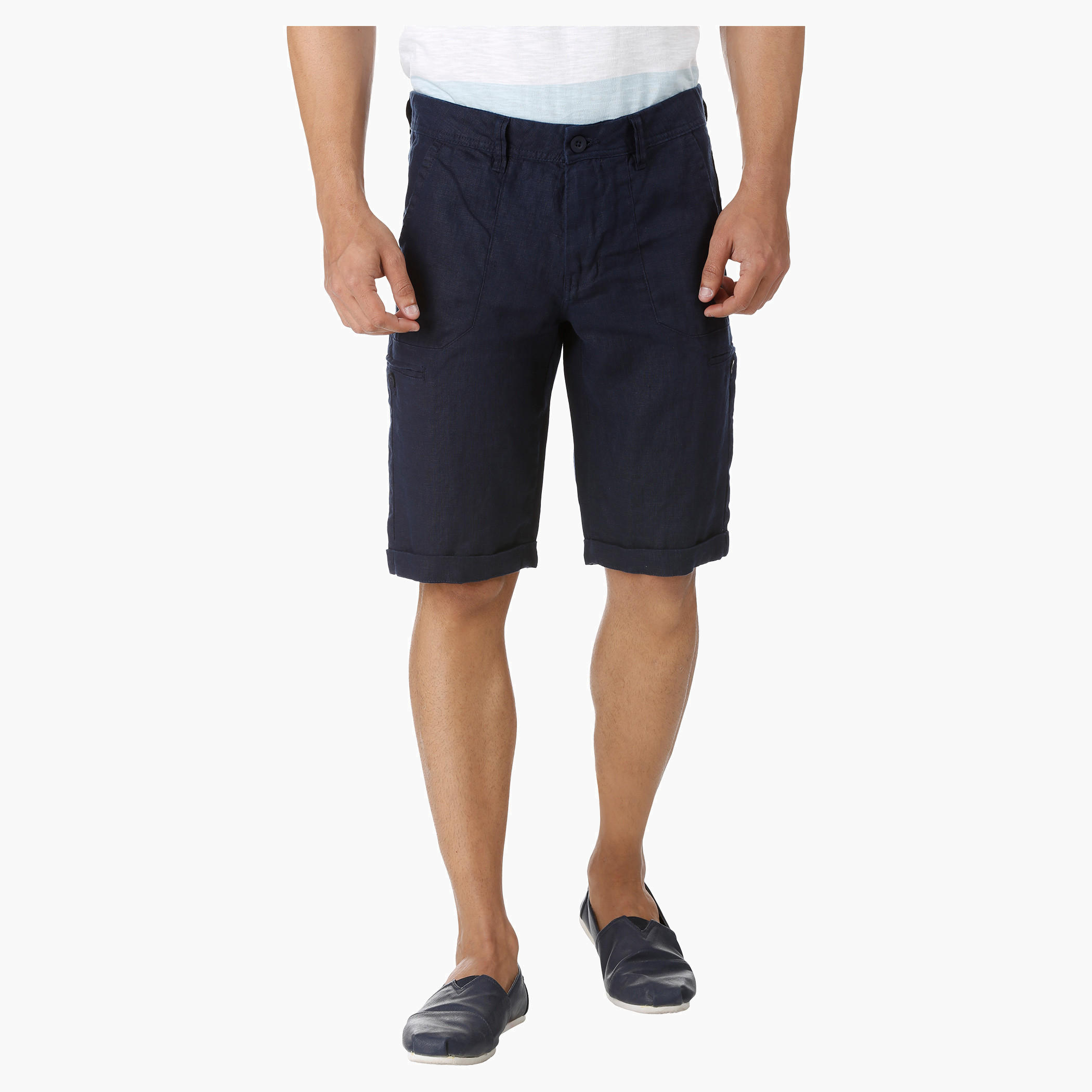 Solid Colour Shorts-men-clothing-bottoms-shorts-image-1