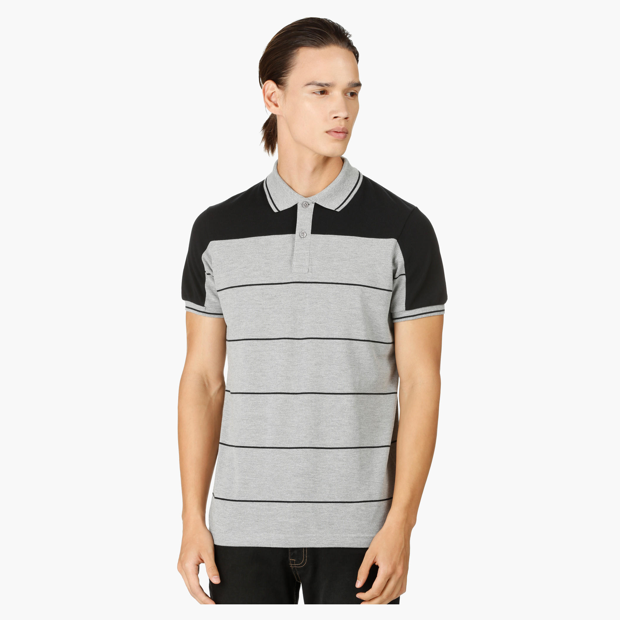 Polo Neck T-shirt-men-clothing-tshirtsandpolos-polos-image-1