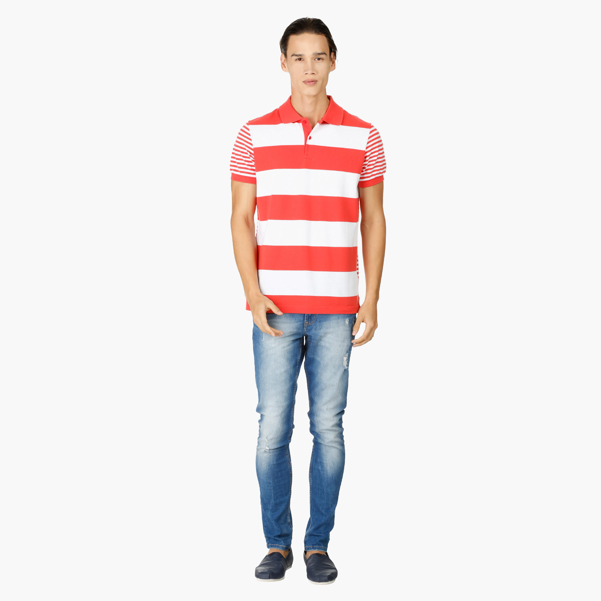 Polo Neck T-shirt-men-clothing-tshirtsandpolos-polos-image-1
