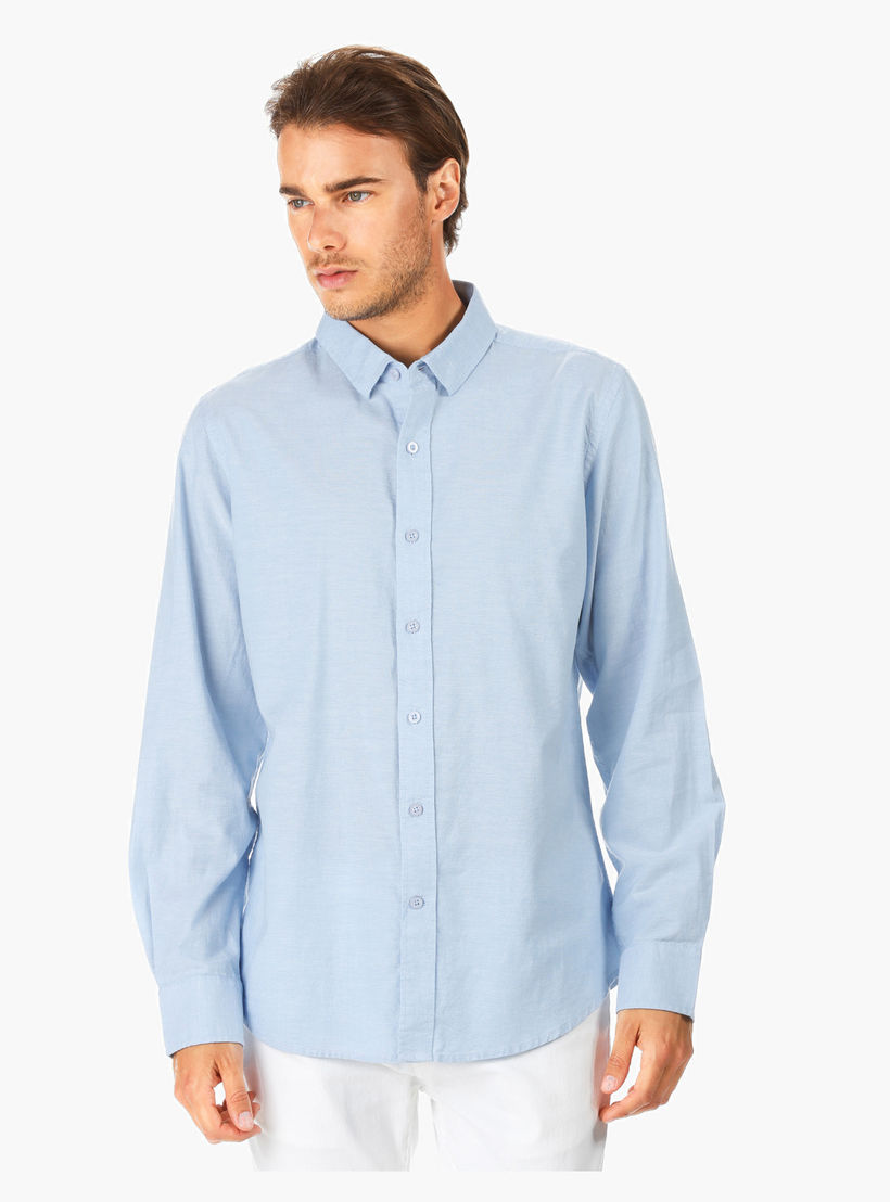 Solid Colour Shirt-men-clothing-shirts-image-1