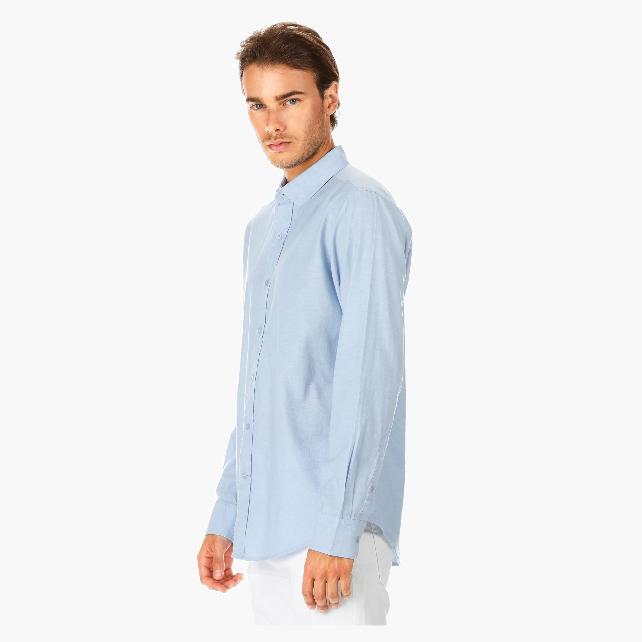 Solid Colour Shirt-men-clothing-shirts-image-3