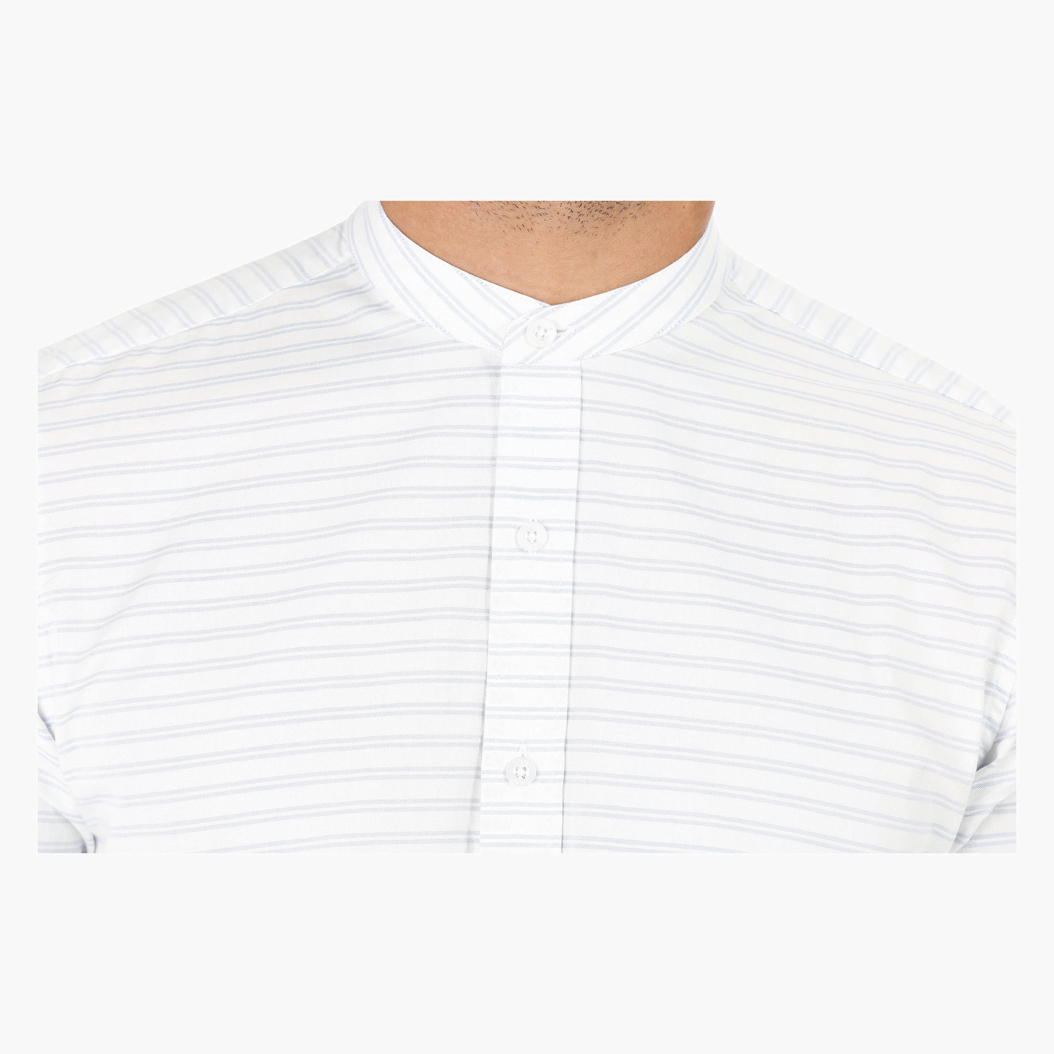 Band Neck Shirt with Long Sleeves-men-clothing-shirts-image-9