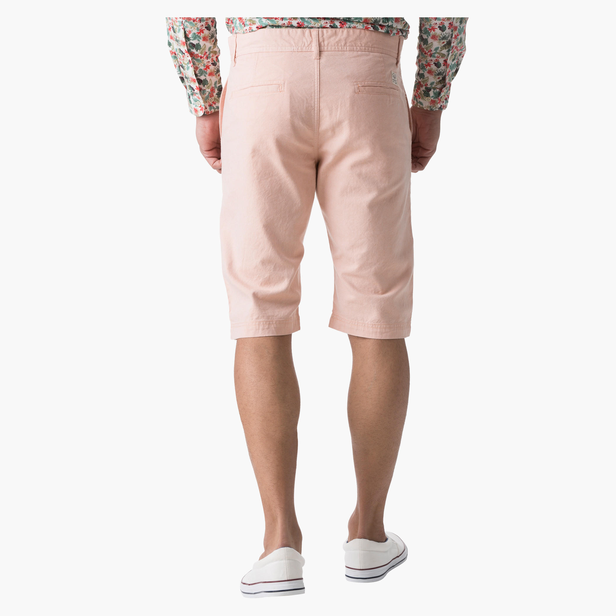 Cotton Oxford Shorts in Slim Fit-men-clothing-bottoms-shorts-image-7