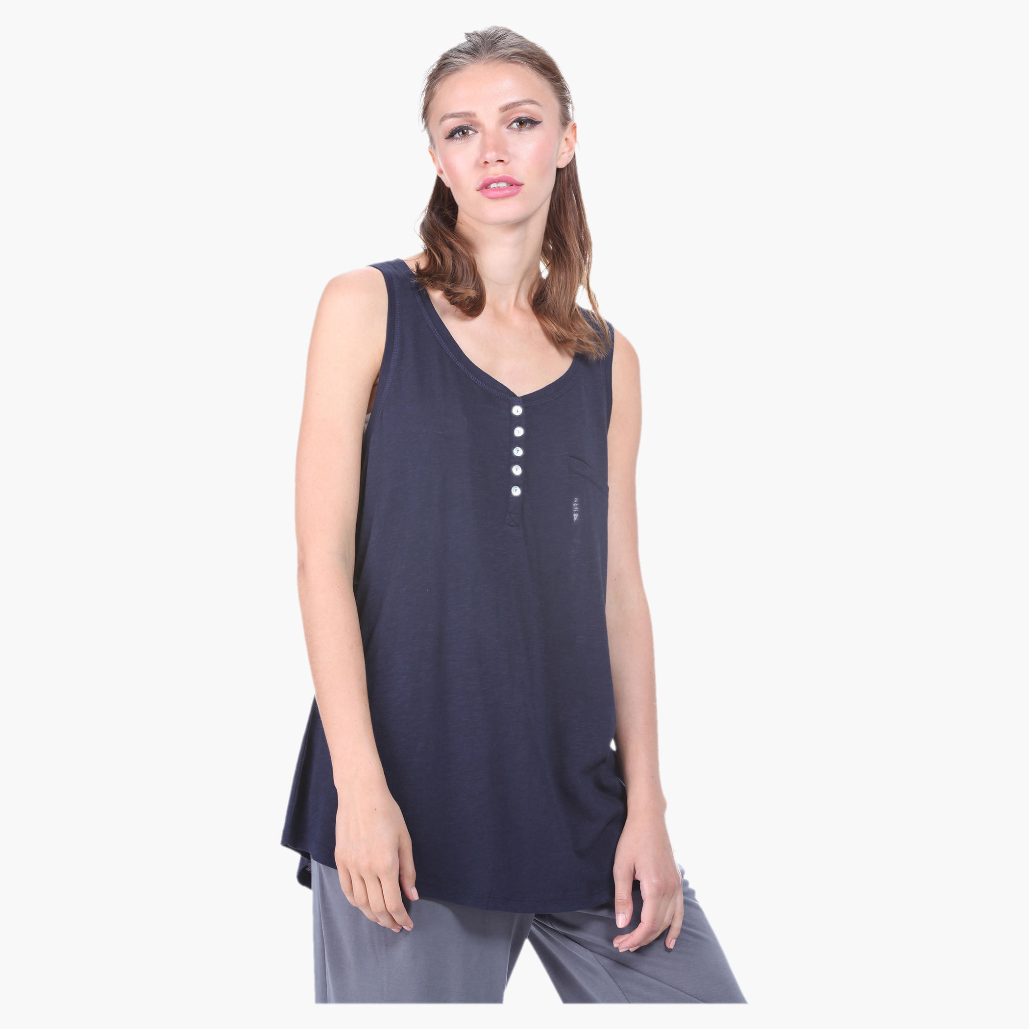 Sleeveless T-shirt-women-clothing-tshirts-image-1