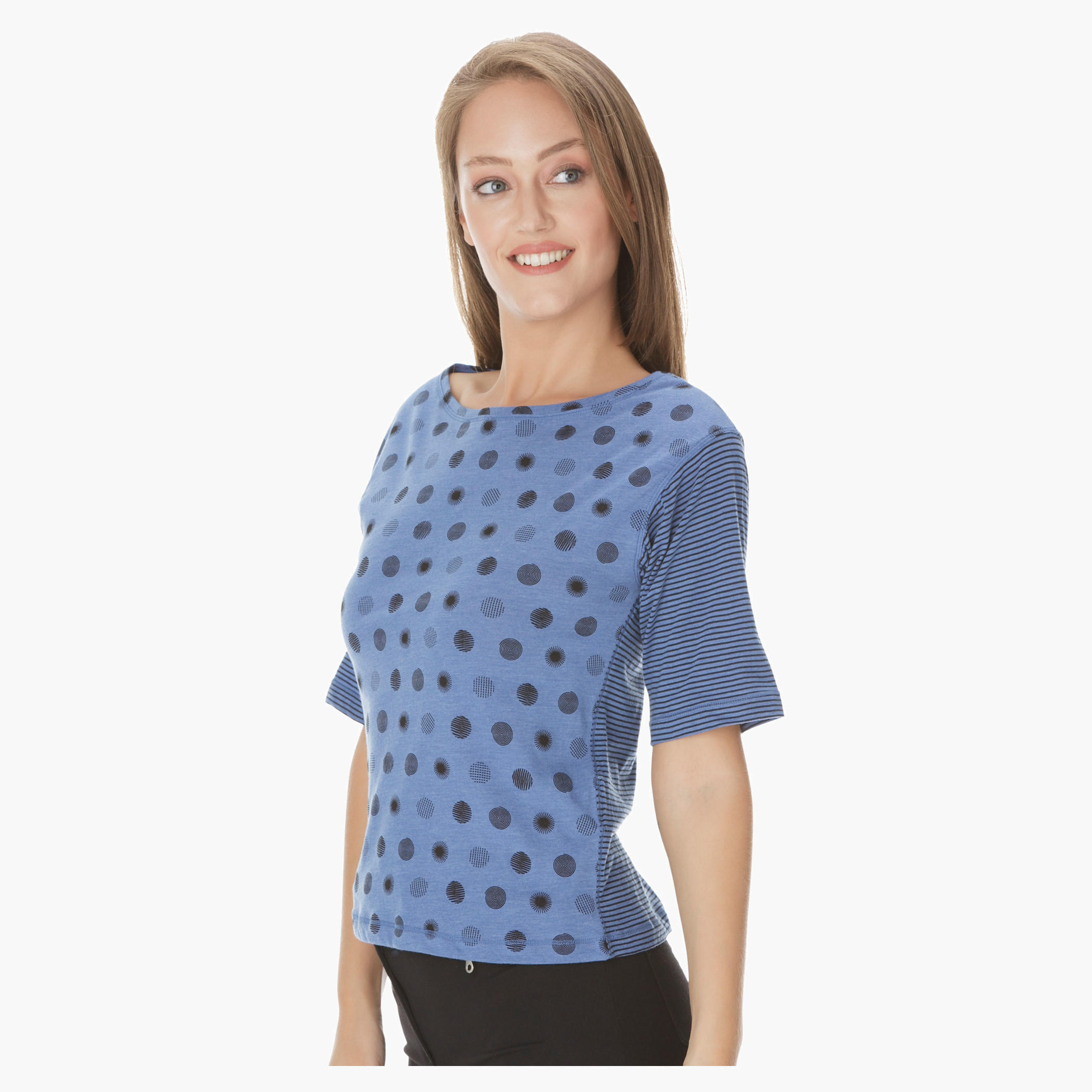 Printed Round Neck Top-women-clothing-tshirts-image-3