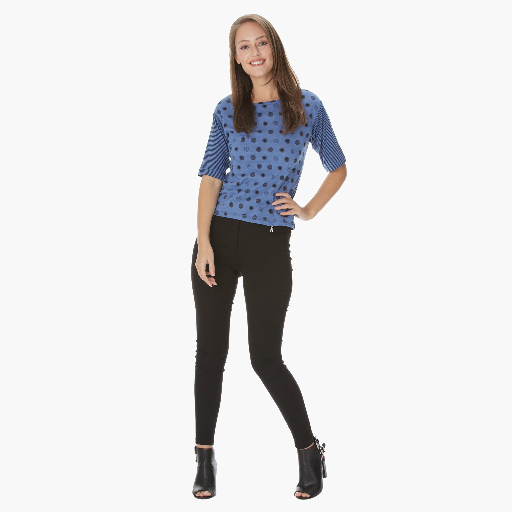 Printed Round Neck Top-women-clothing-tshirts-image-1