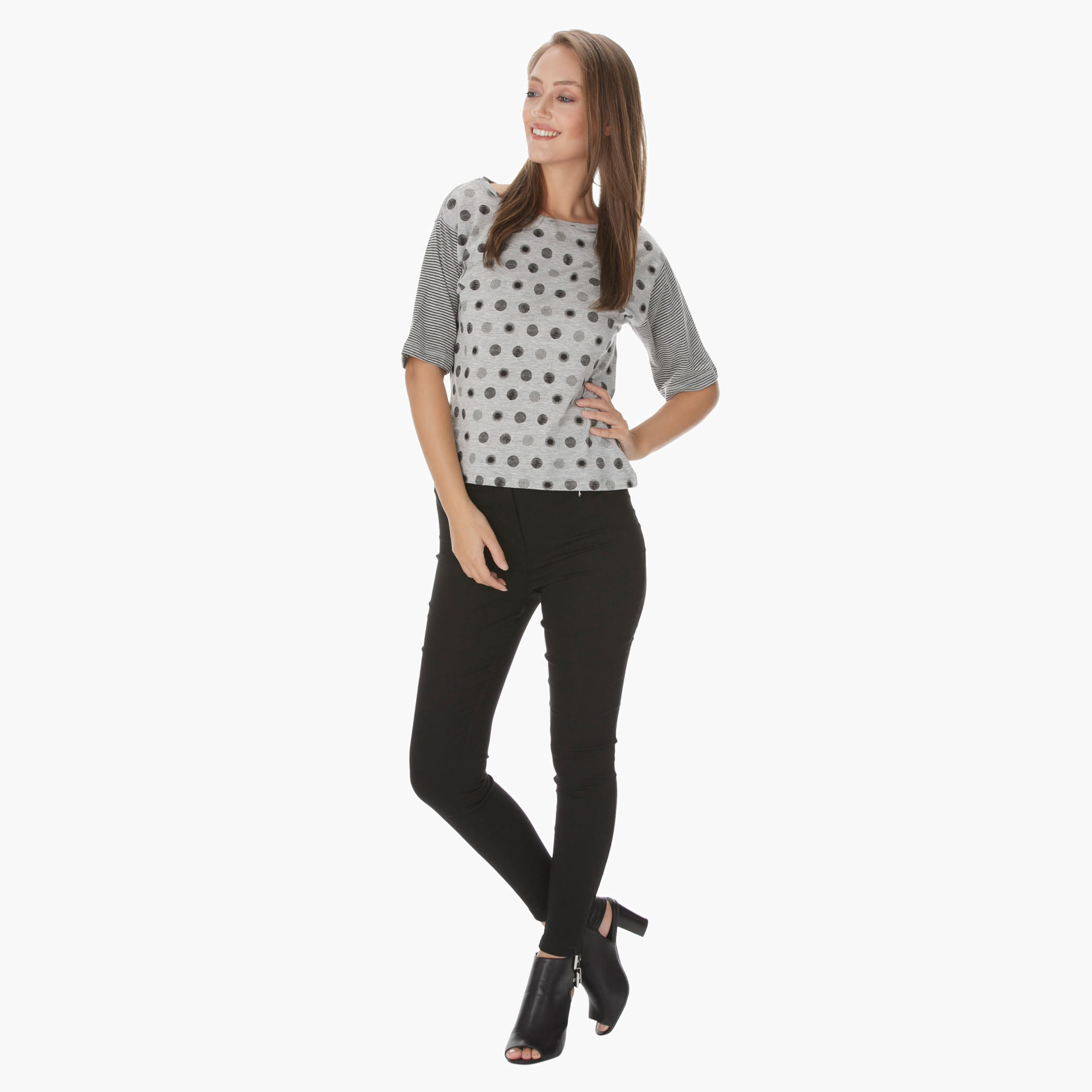 Printed Round Neck Top-women-clothing-tshirts-image-1