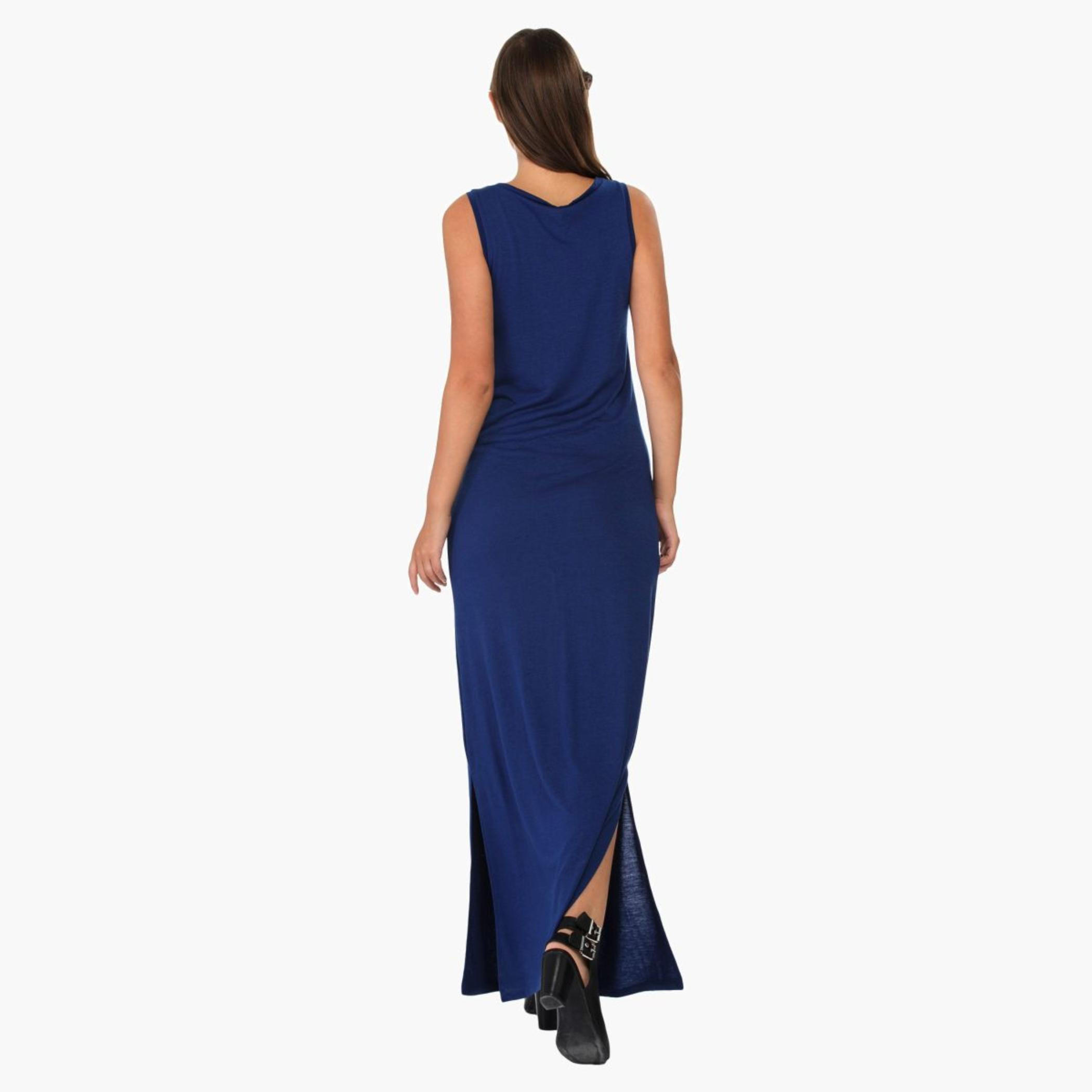 Solid Colour Maxi Dress-women-clothing-dresses-image-2