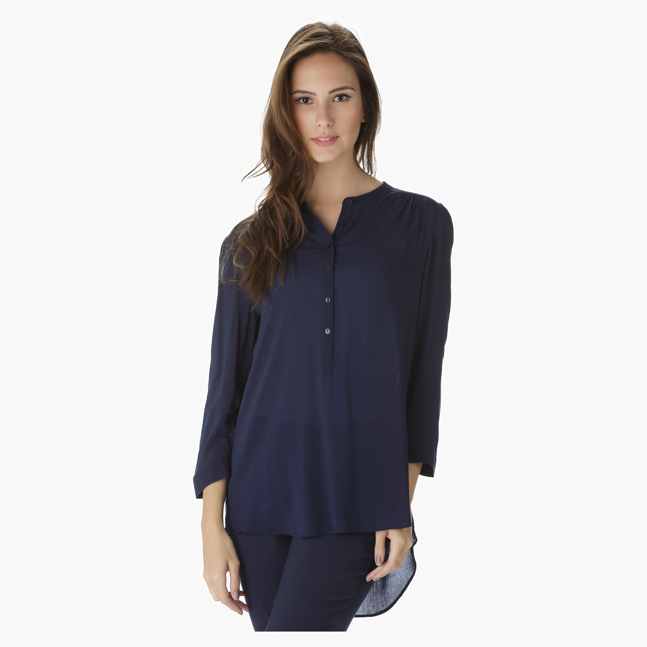Solid Colour Top-women-clothing-shirtsandblouses-blouses-image-5