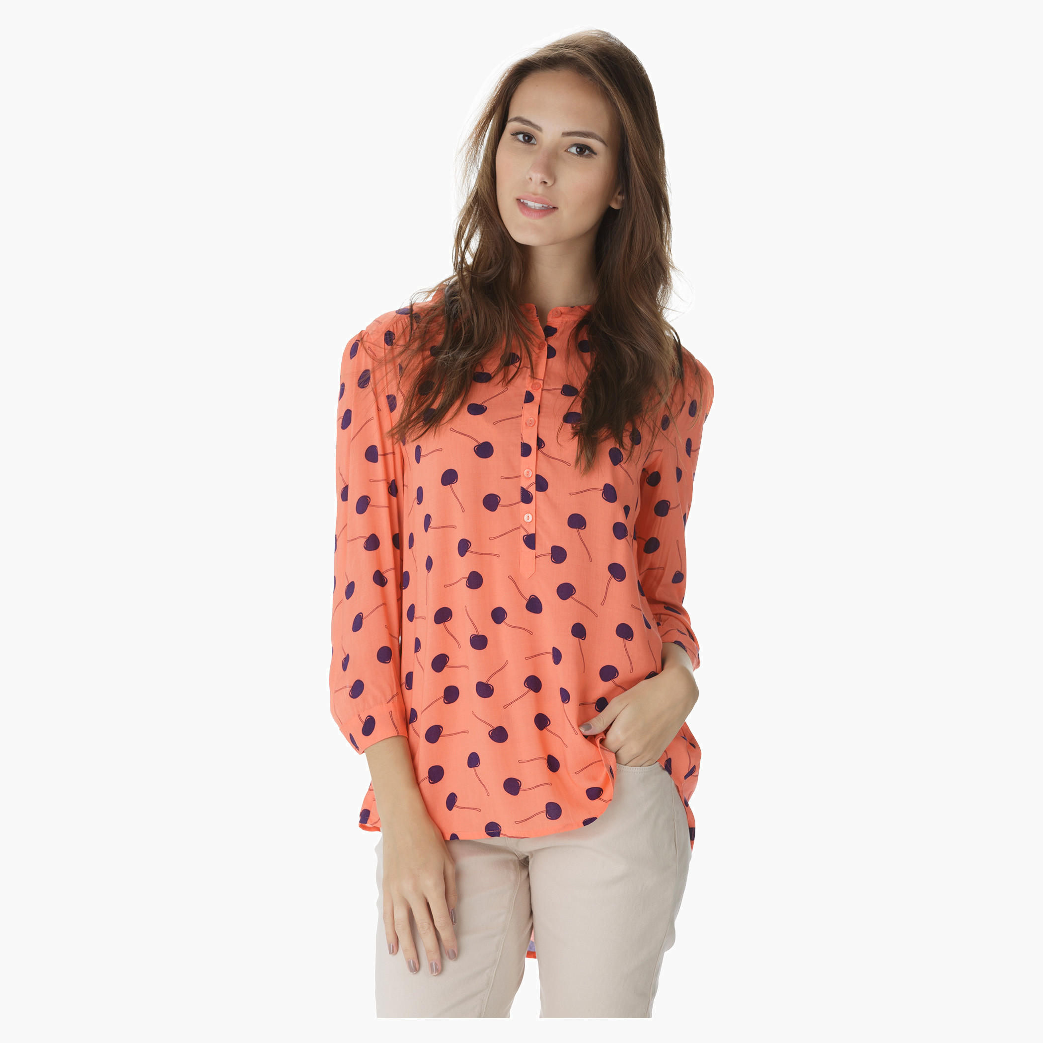 High Low Hem Top-women-clothing-shirtsandblouses-blouses-image-1