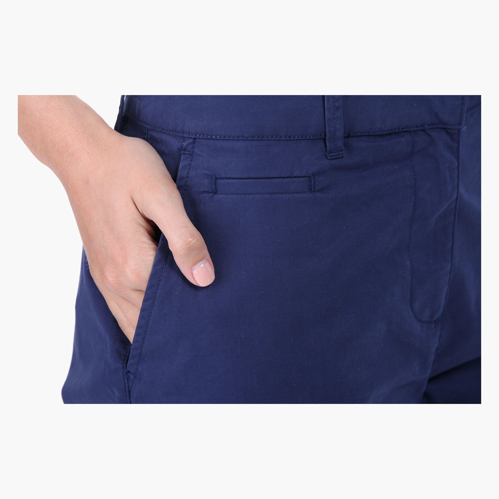 Solid Colour Shorts-women-clothing-bottoms-shorts-image-4