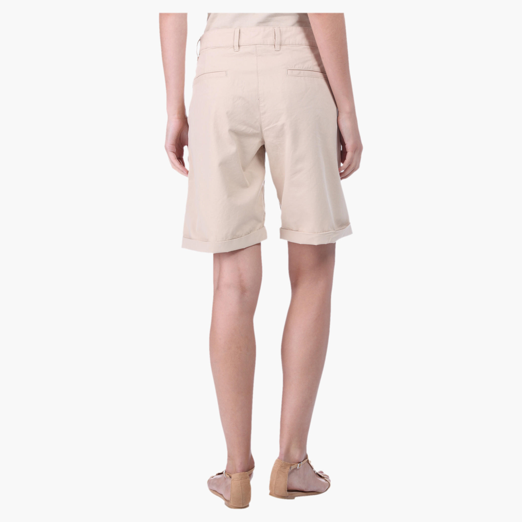 Solid Colour Shorts-women-clothing-bottoms-shorts-image-7