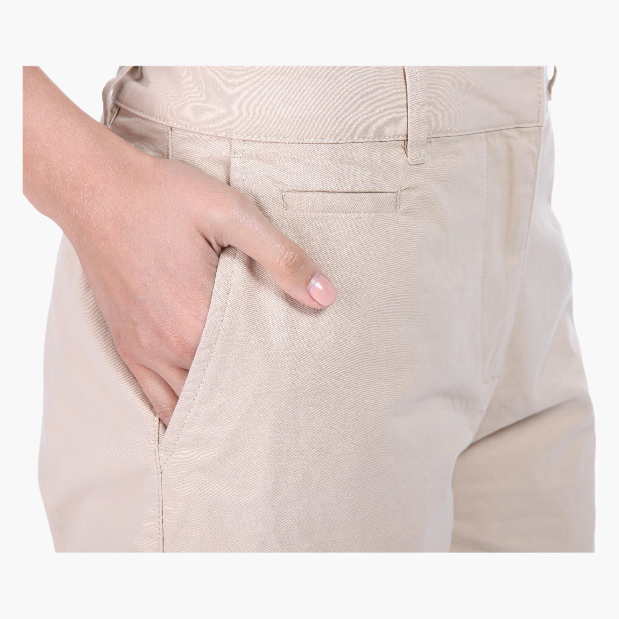 Solid Colour Shorts-women-clothing-bottoms-shorts-image-9