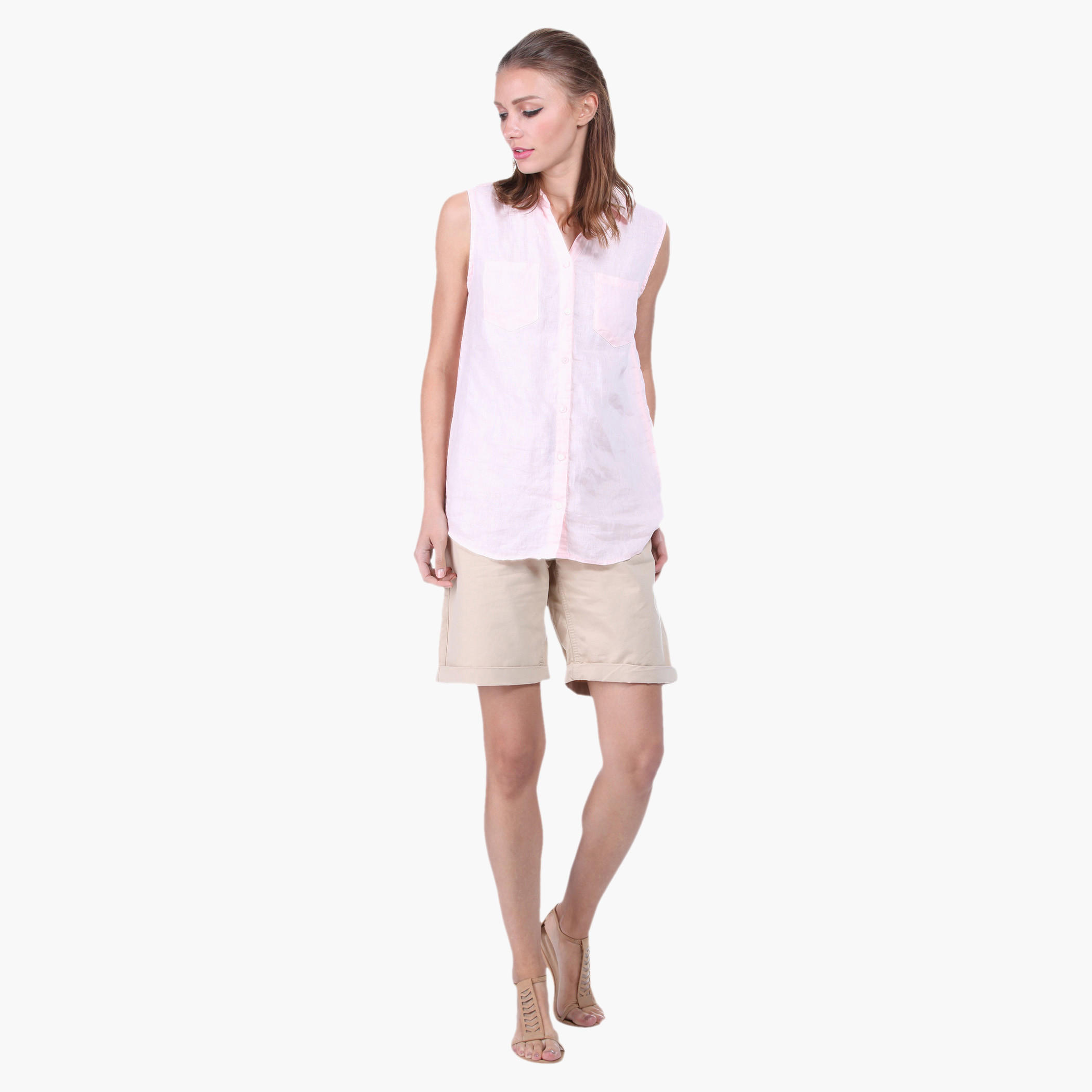 Solid Colour Shorts-women-clothing-bottoms-shorts-image-10