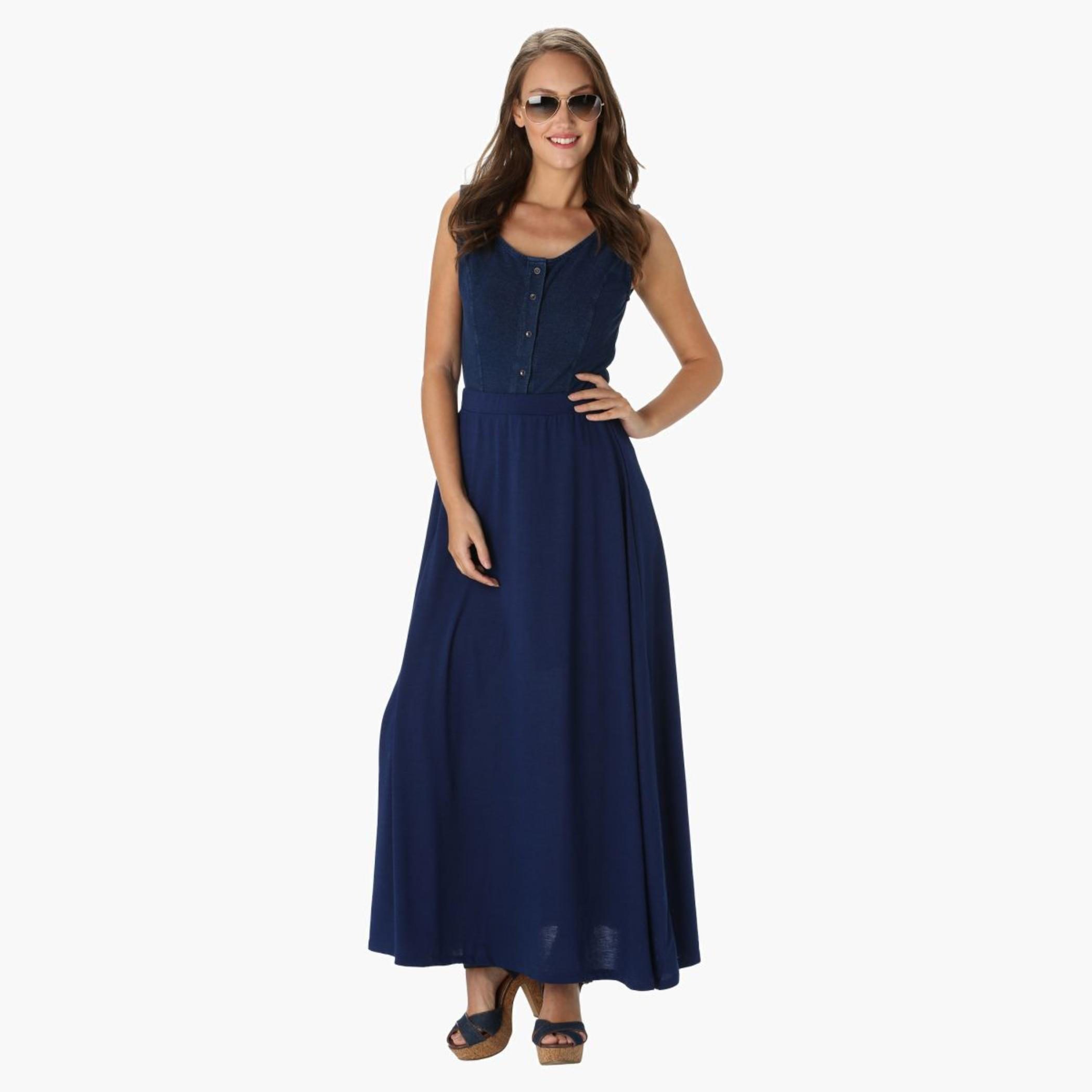 Solid Colour Skirt-women-clothing-bottoms-skirts-image-1