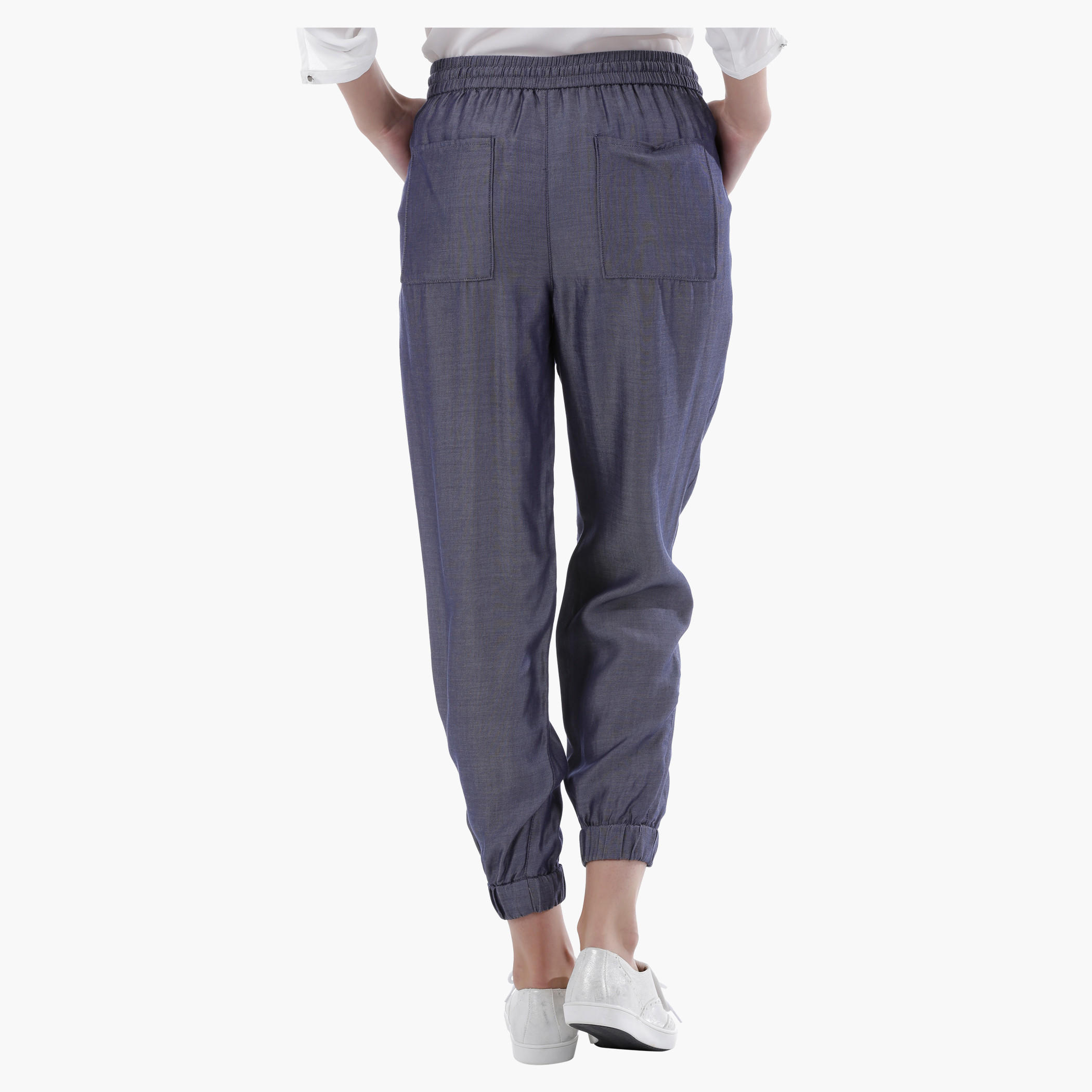 Full Length Pants with elasticised Waistband-women-clothing-bottoms-trousers-image-2