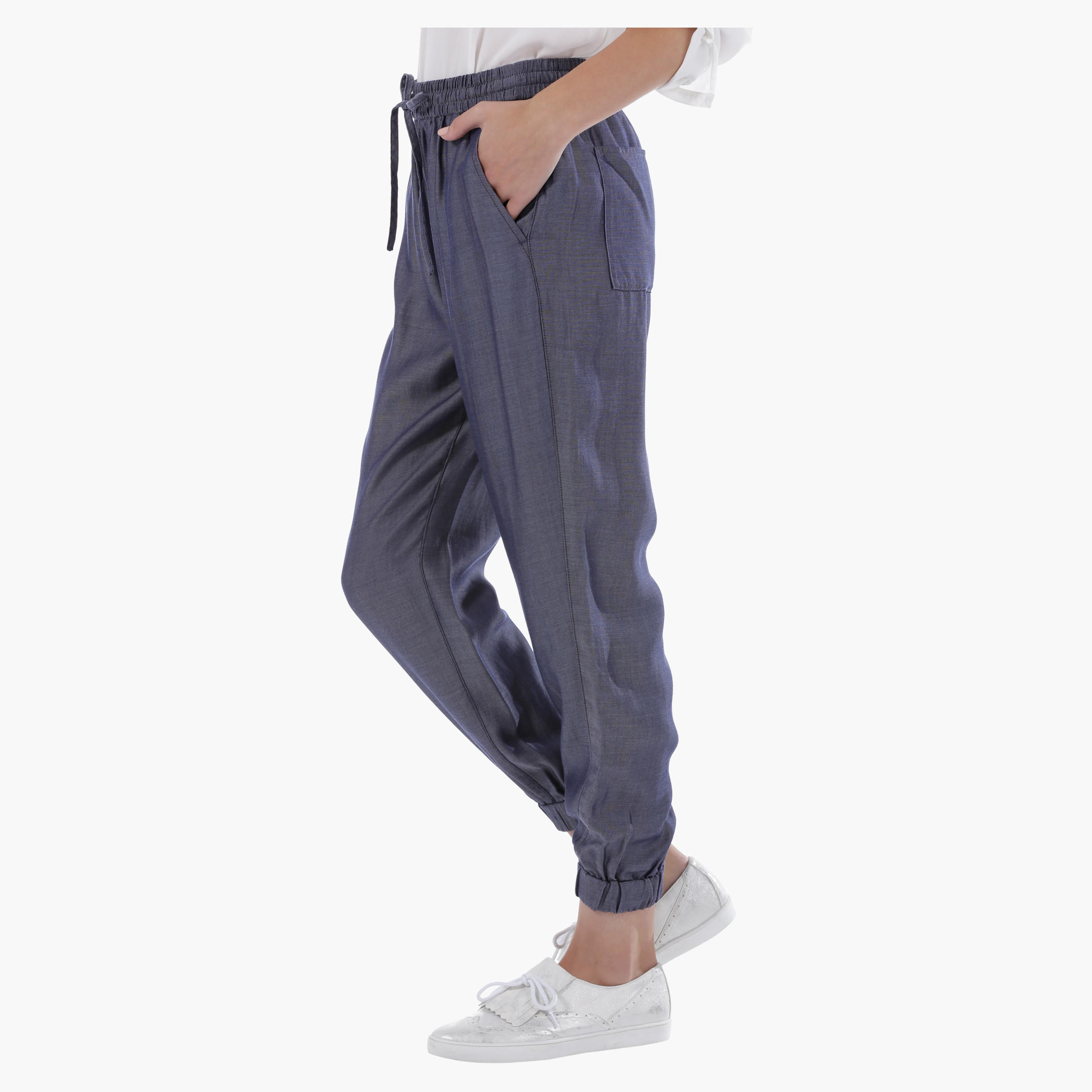 Full Length Pants with elasticised Waistband-women-clothing-bottoms-trousers-image-3