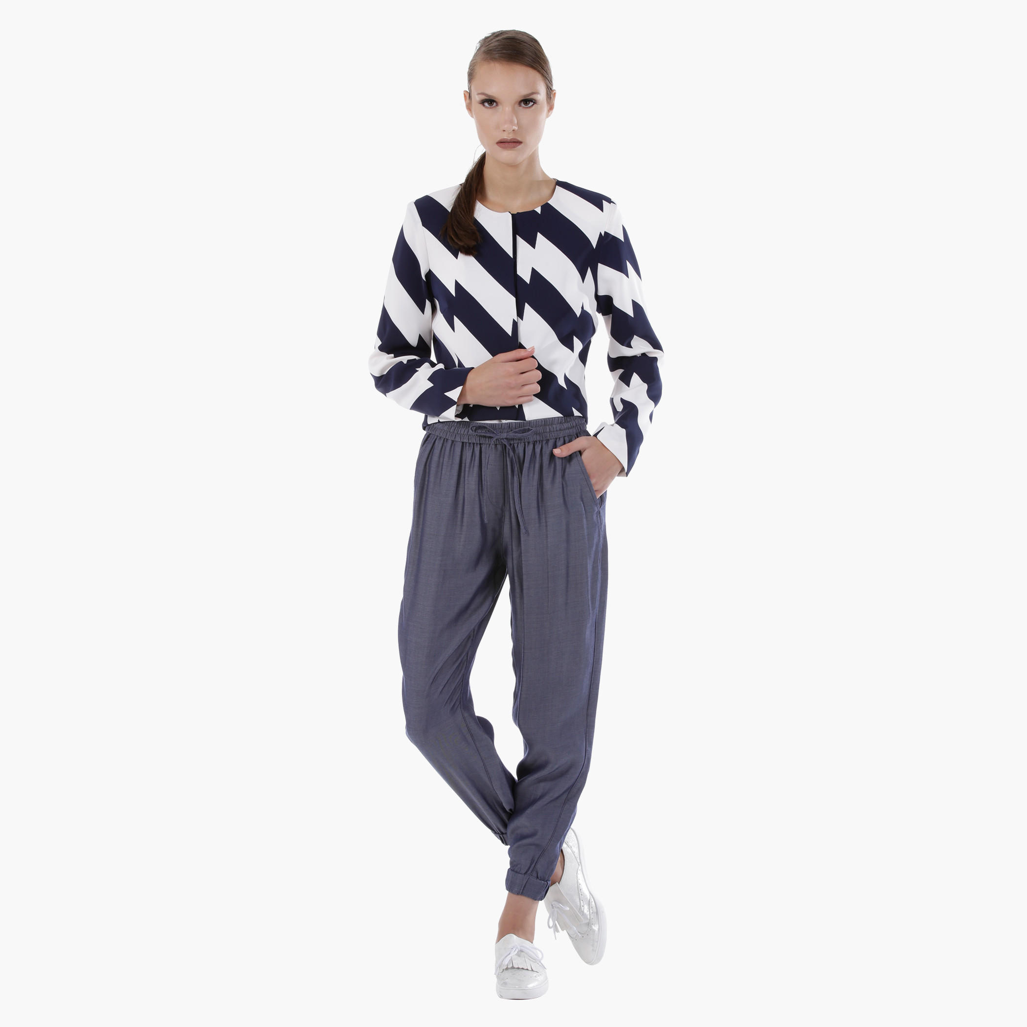 Full Length Pants with elasticised Waistband-women-clothing-bottoms-trousers-image-5