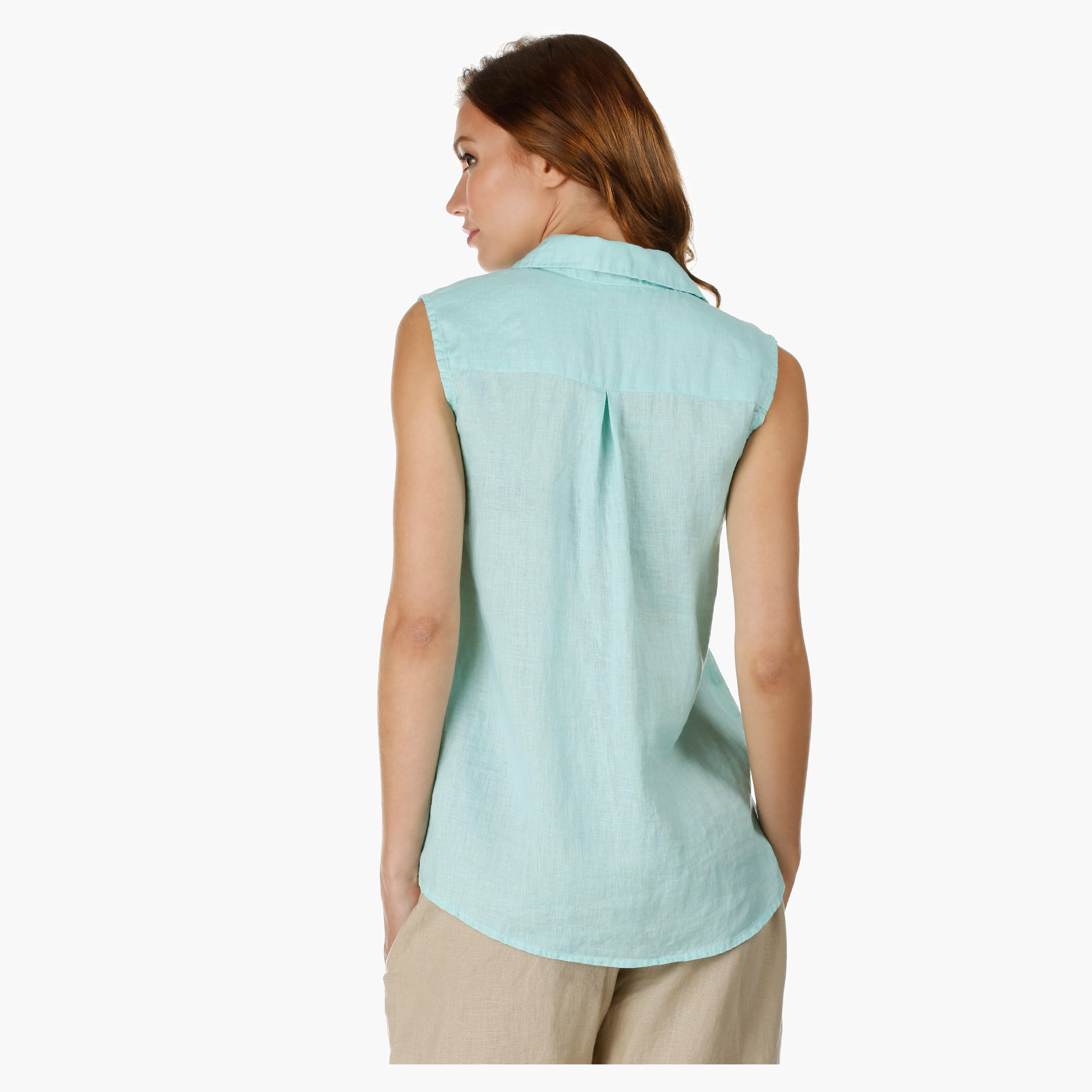 Solid Colour Top-women-clothing-shirtsandblouses-blouses-image-4