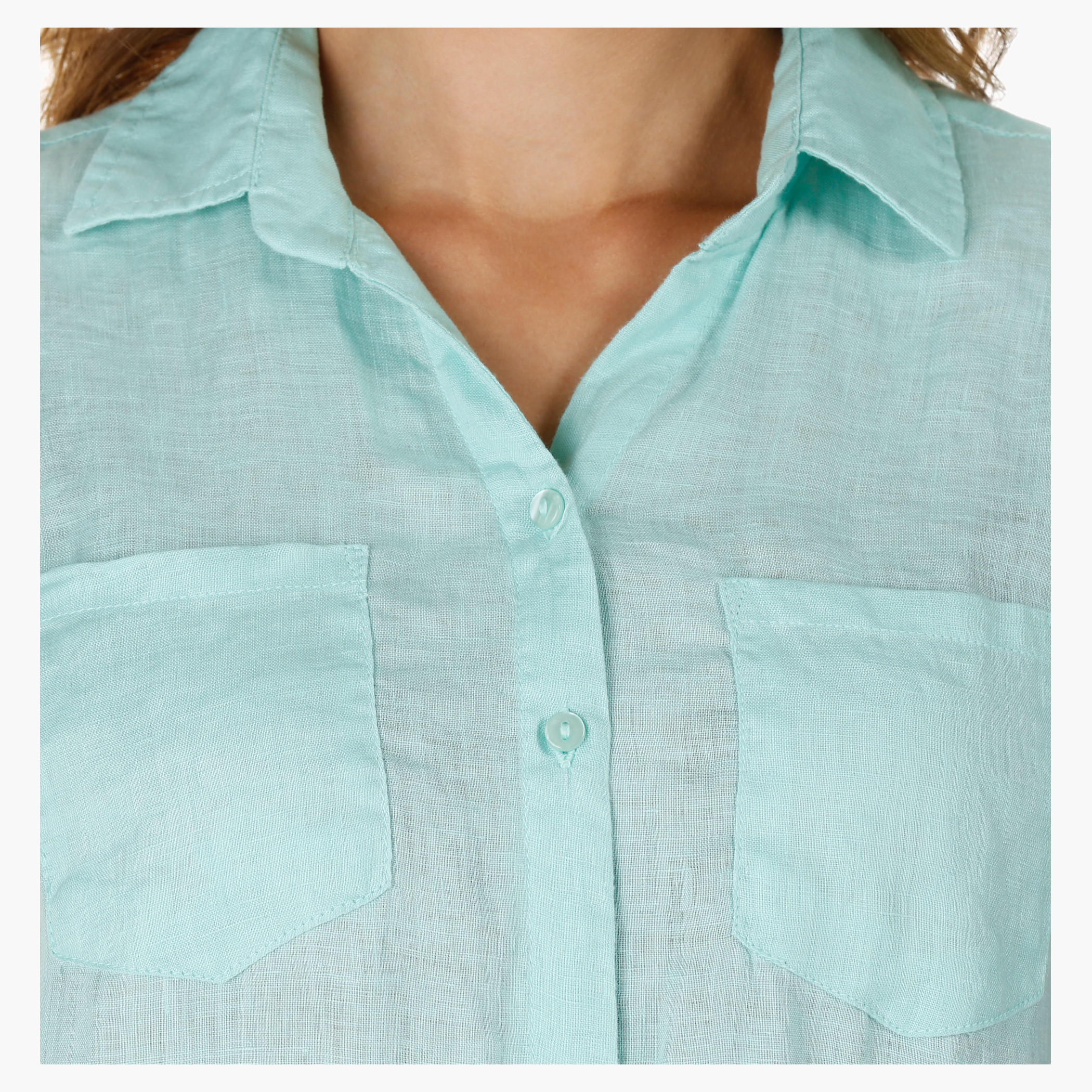 Solid Colour Top-women-clothing-shirtsandblouses-blouses-image-2