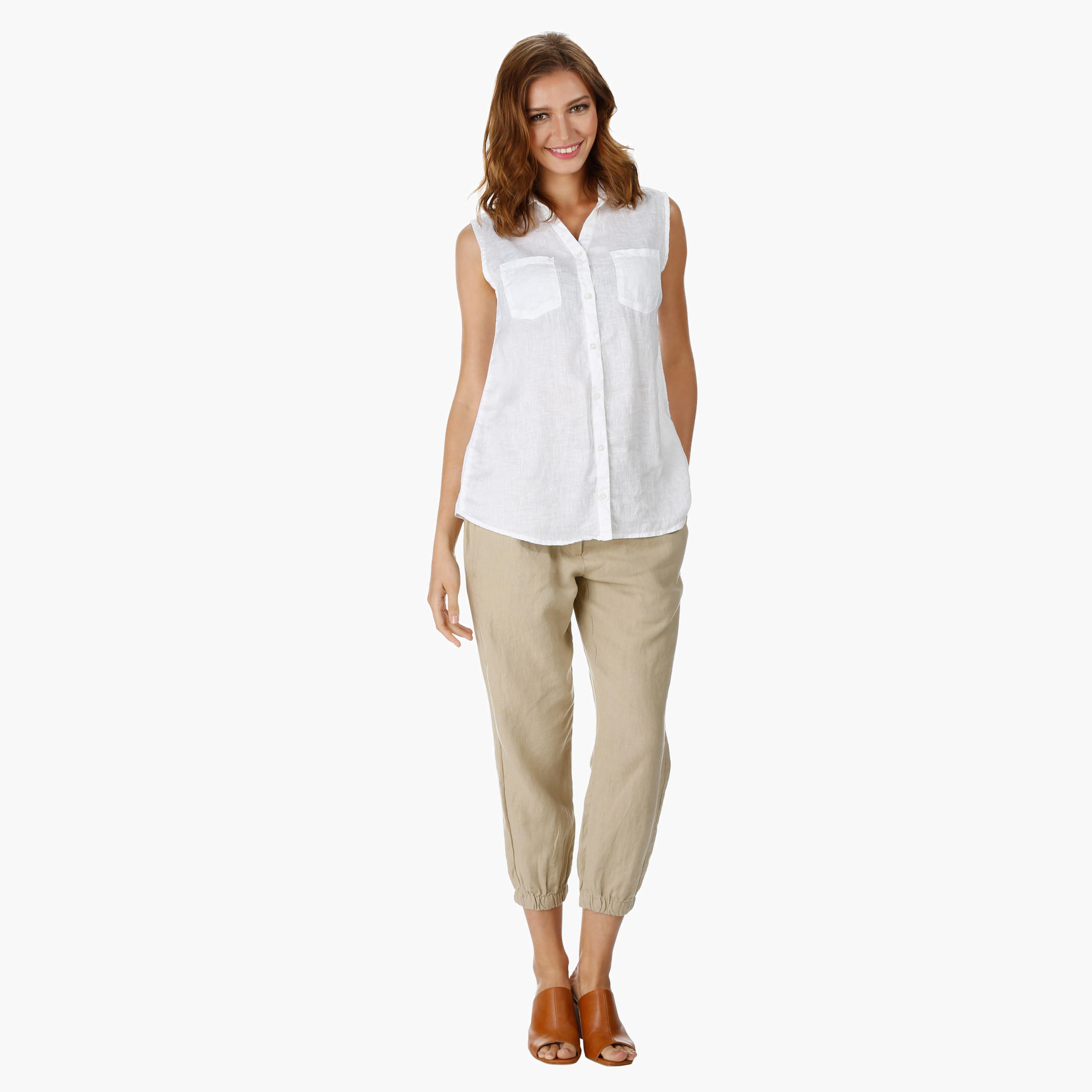 Solid Colour Top-women-clothing-shirtsandblouses-blouses-image-1