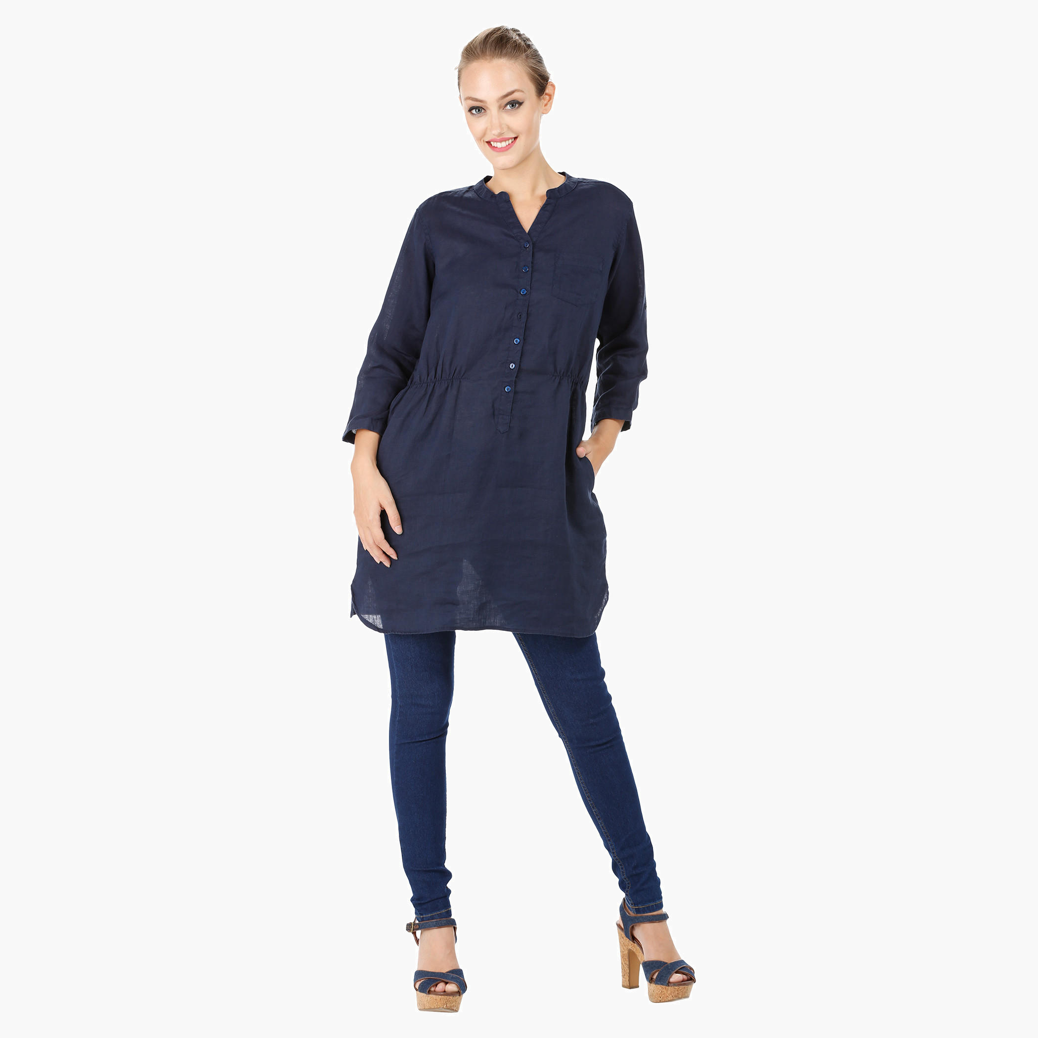 Round Neck Top-women-clothing-shirtsandblouses-blouses-image-1