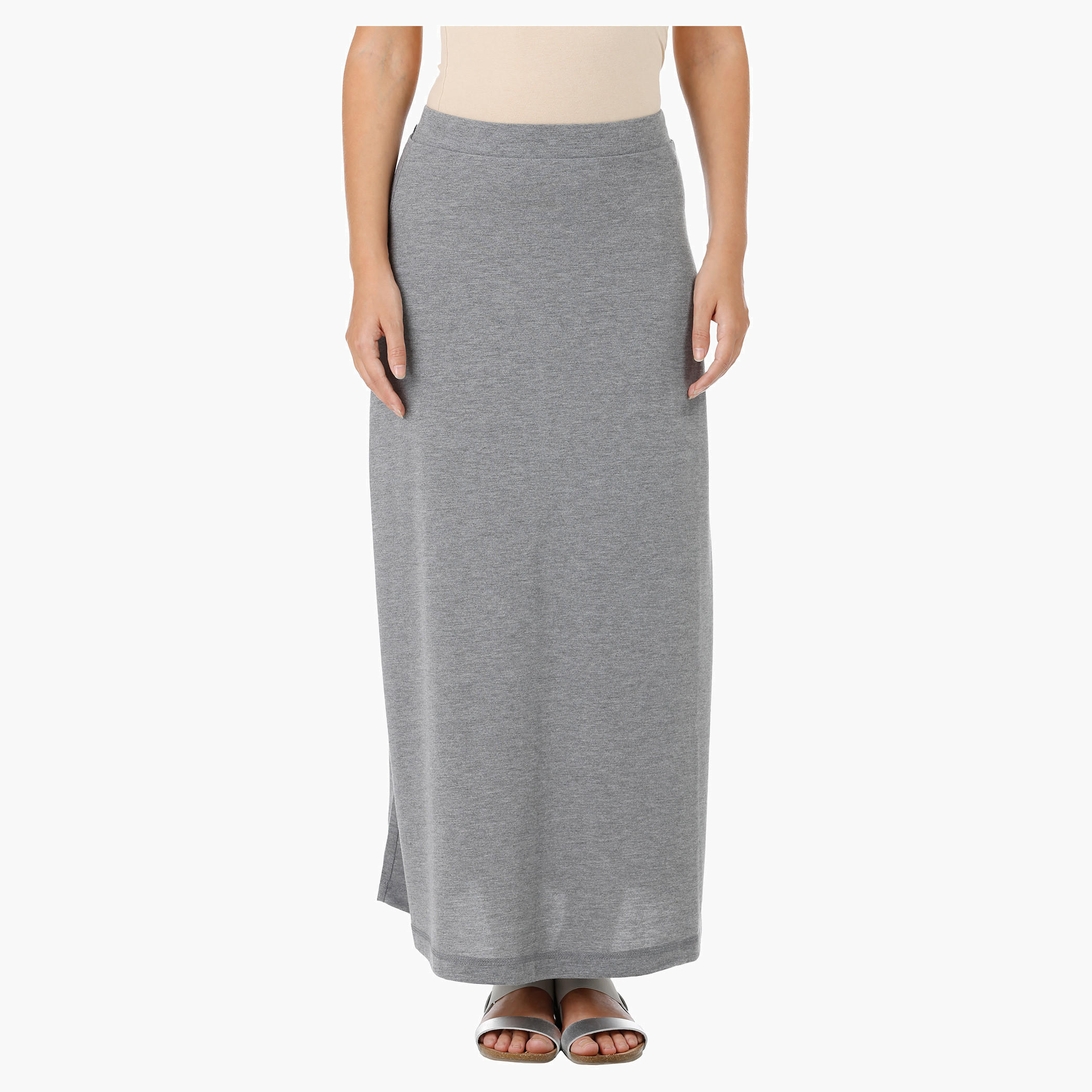 Melange Maxi Skirt-women-clothing-bottoms-skirts-image-1