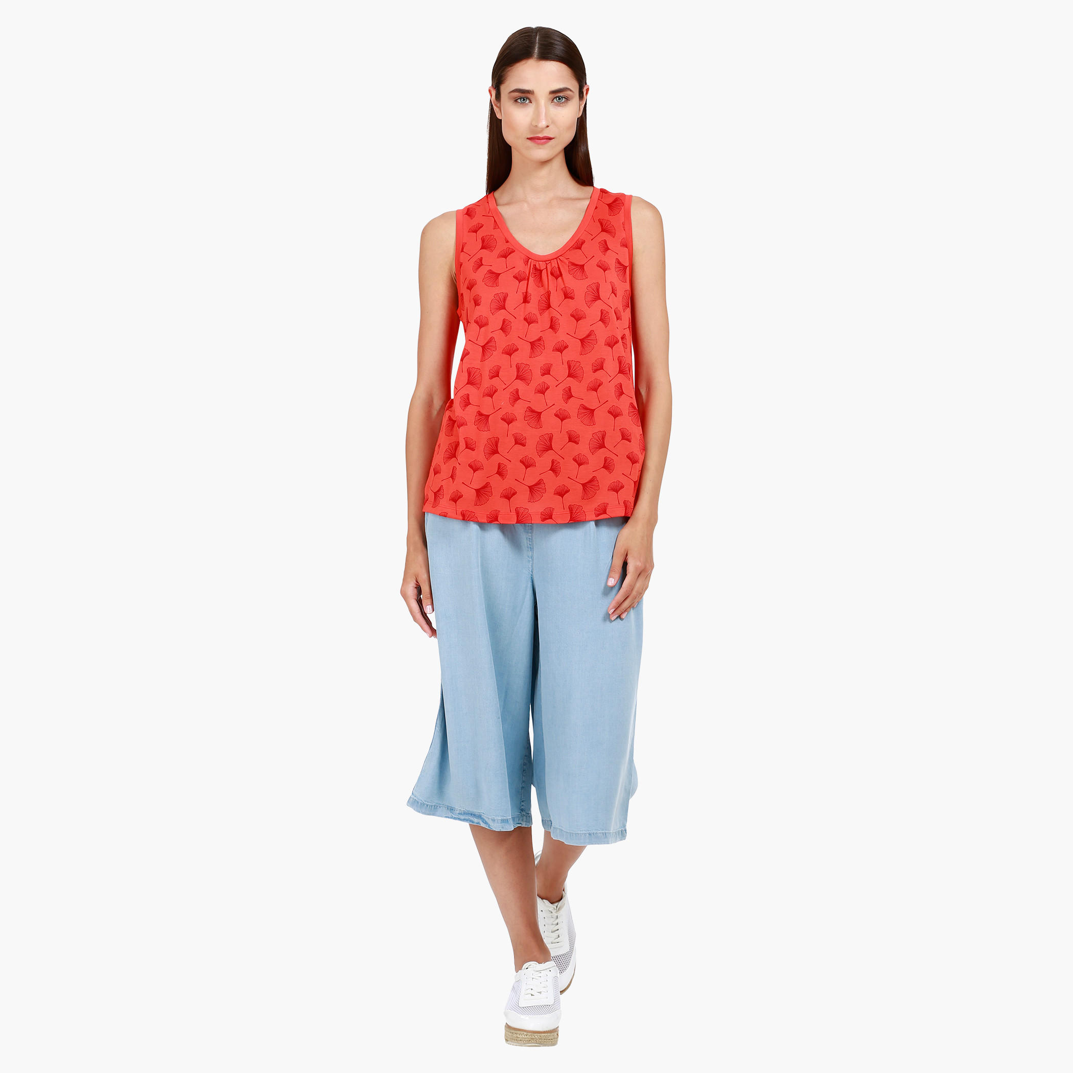 Sleeveless Top in Regular Fit-women-clothing-tshirts-image-5
