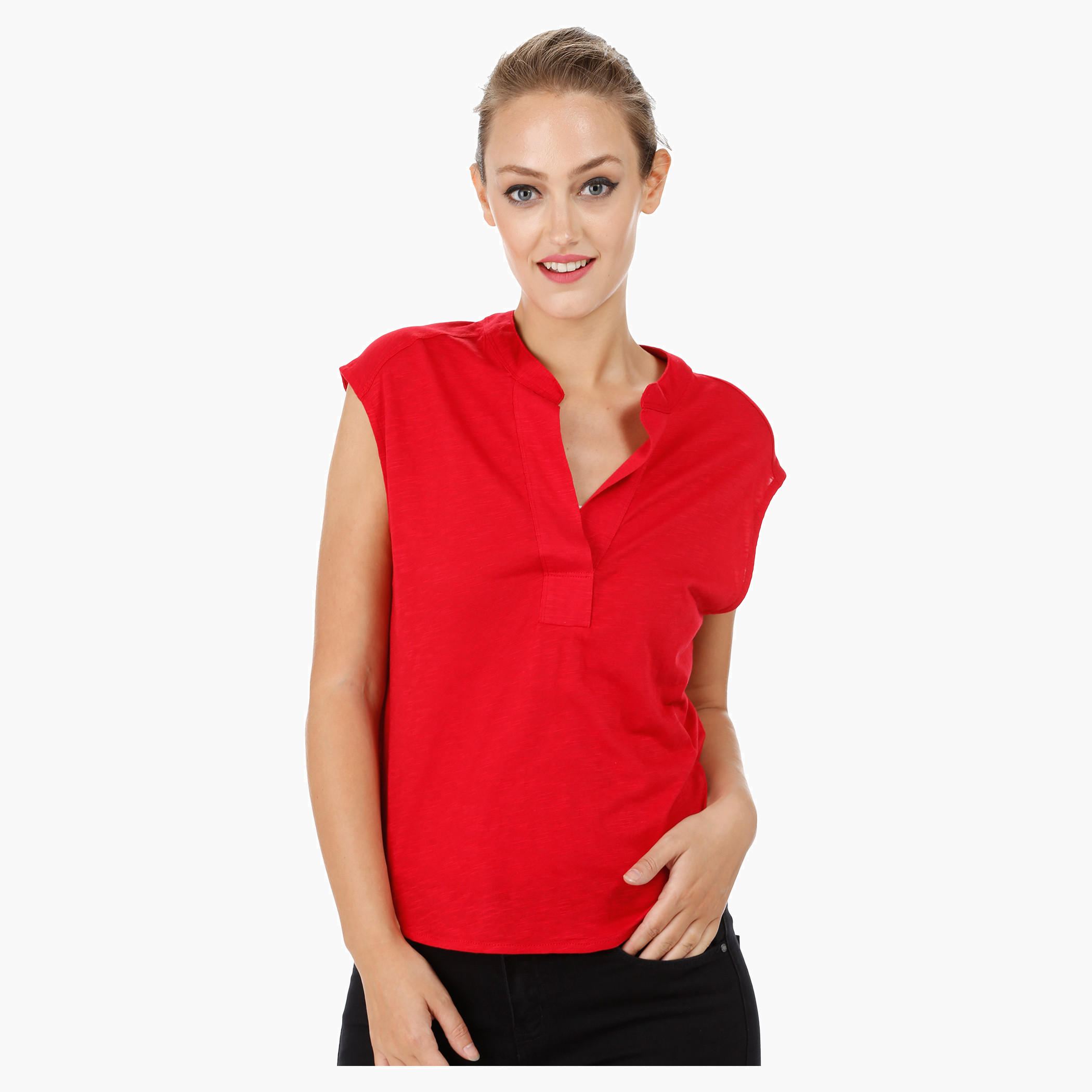 V-neck Top-women-clothing-shirtsandblouses-blouses-image-11