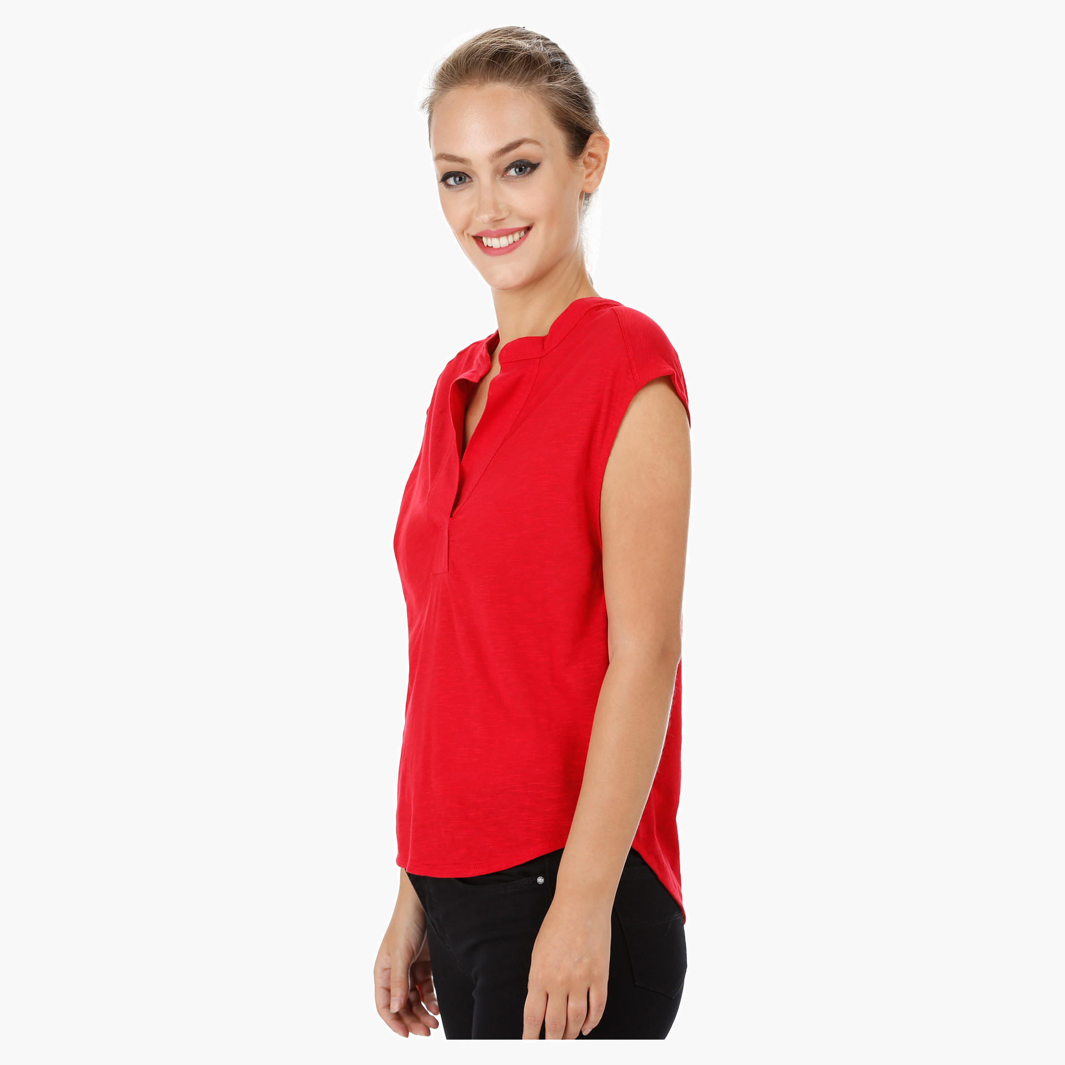 V-neck Top-women-clothing-shirtsandblouses-blouses-image-13