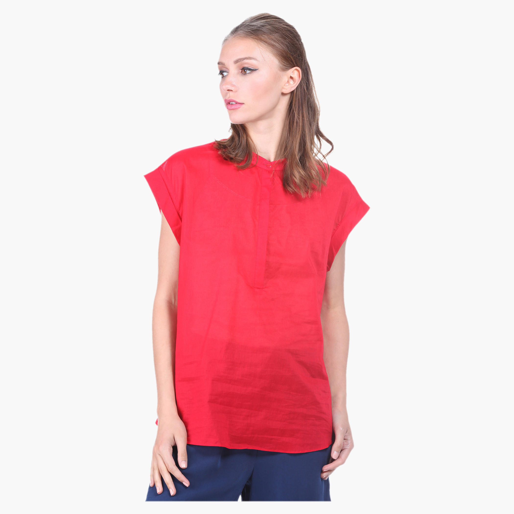 Solid Colour Shirt-women-clothing-shirtsandblouses-blouses-image-11