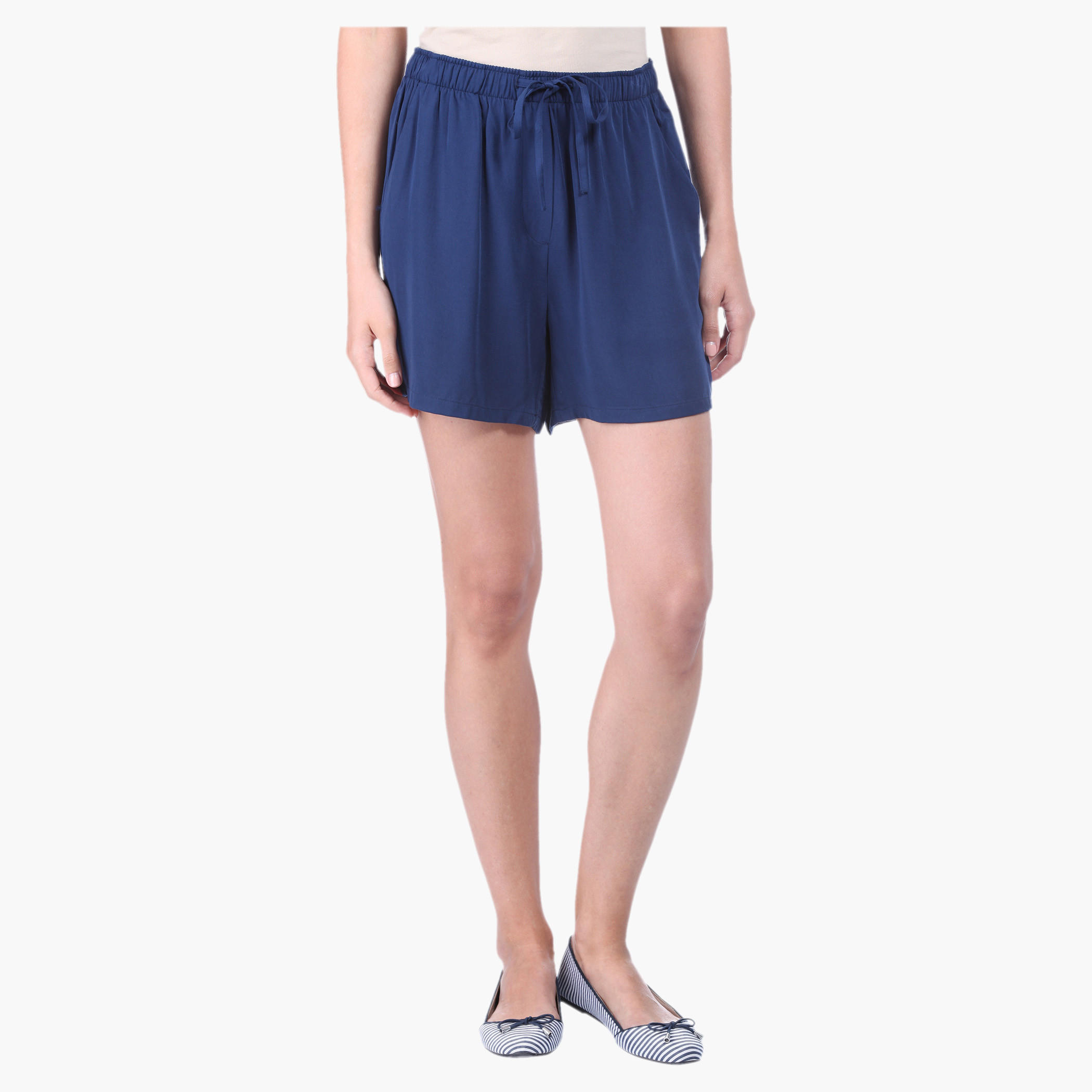 Solid Colour Shorts-women-clothing-bottoms-shorts-image-10