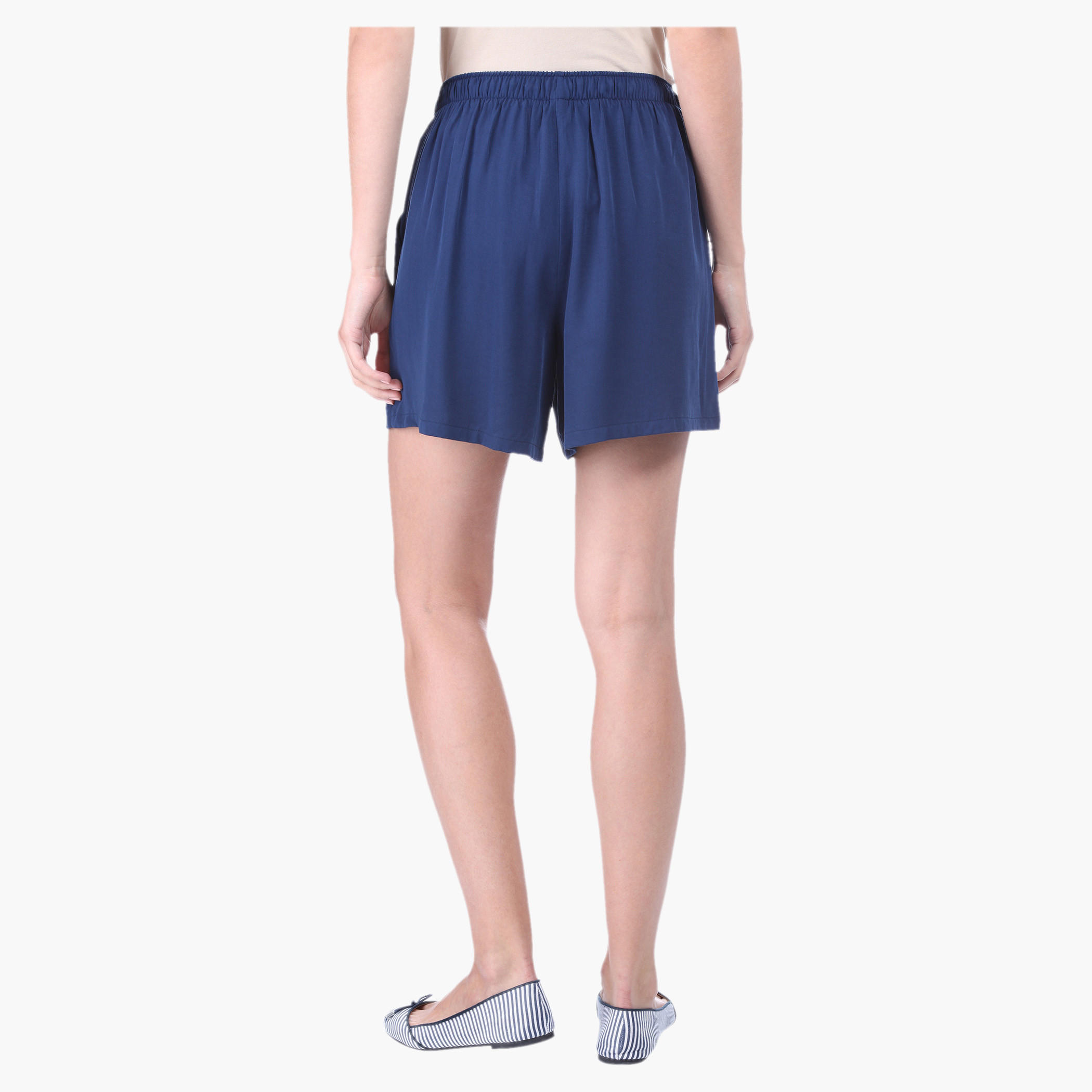 Solid Colour Shorts-women-clothing-bottoms-shorts-image-9