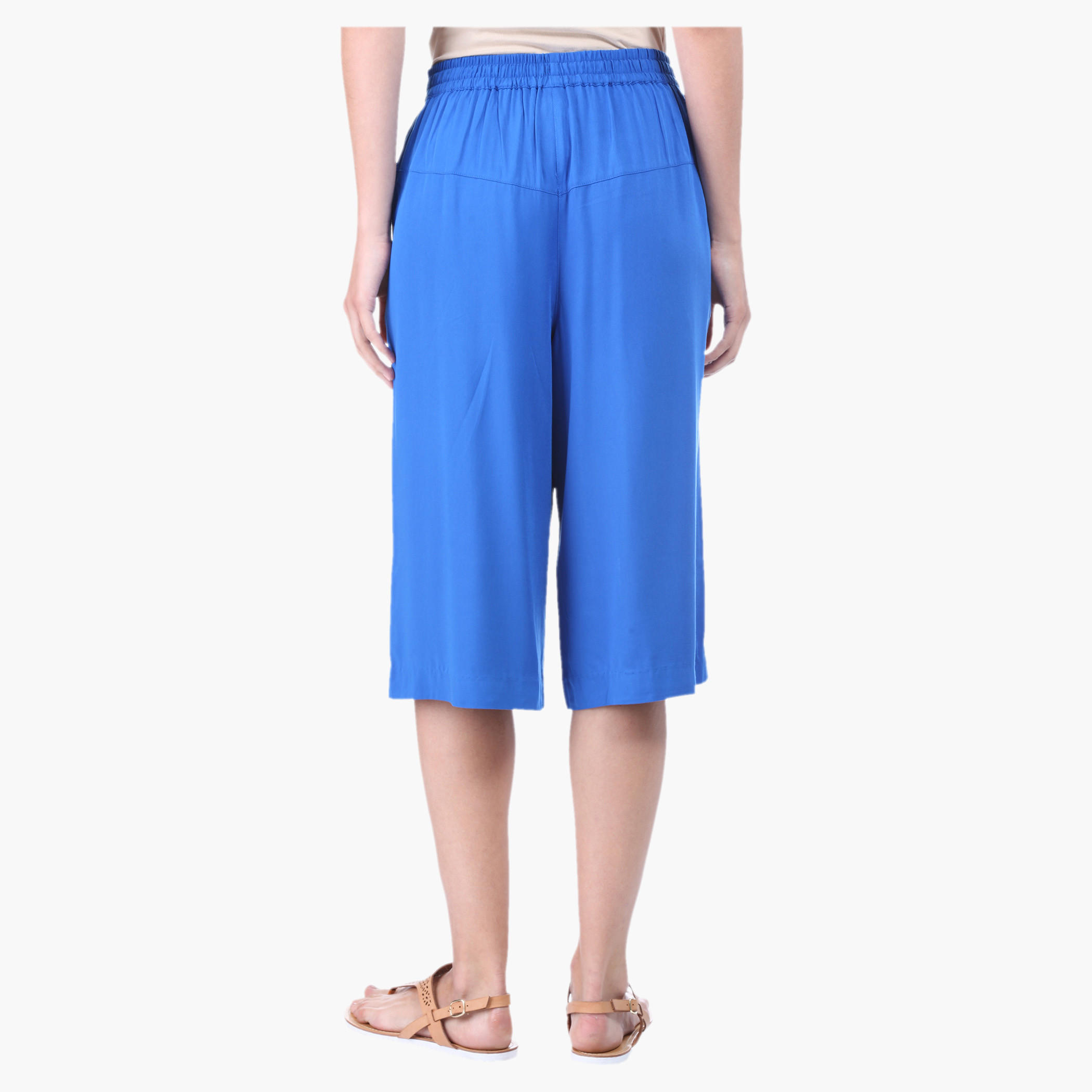 Solid Colour Culottes-women-clothing-bottoms-trousers-image-7