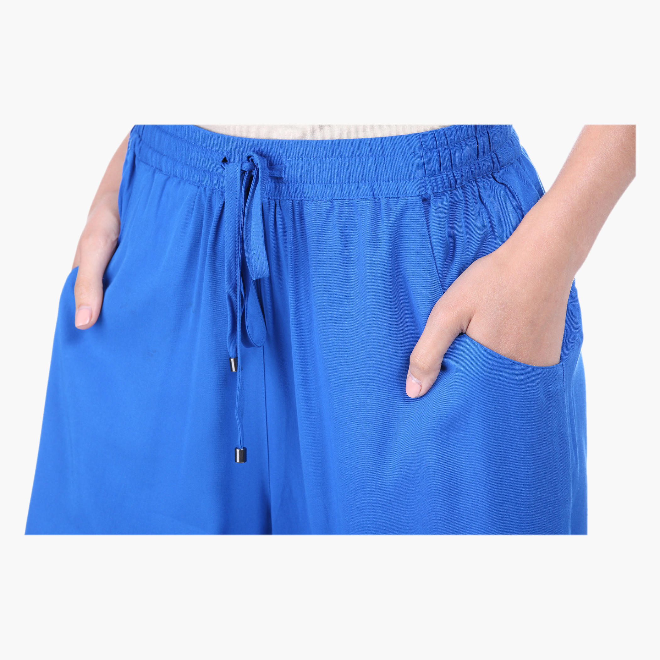 Solid Colour Culottes-women-clothing-bottoms-trousers-image-9
