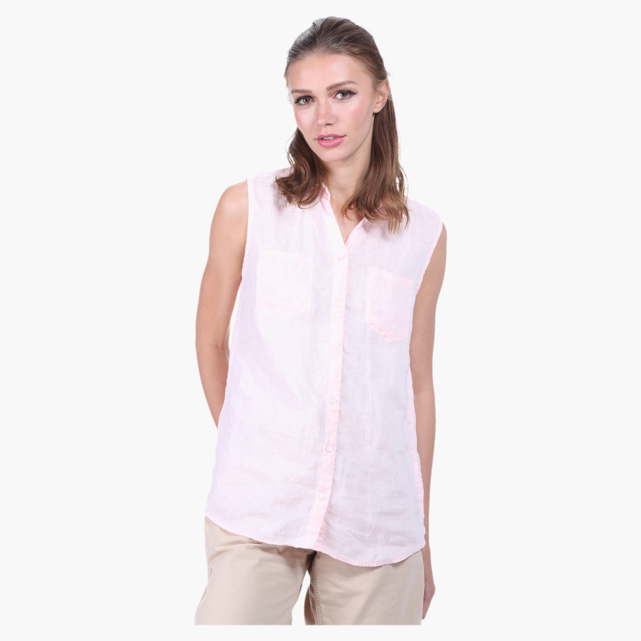 Sleeveless Shirt-women-clothing-shirtsandblouses-blouses-image-1