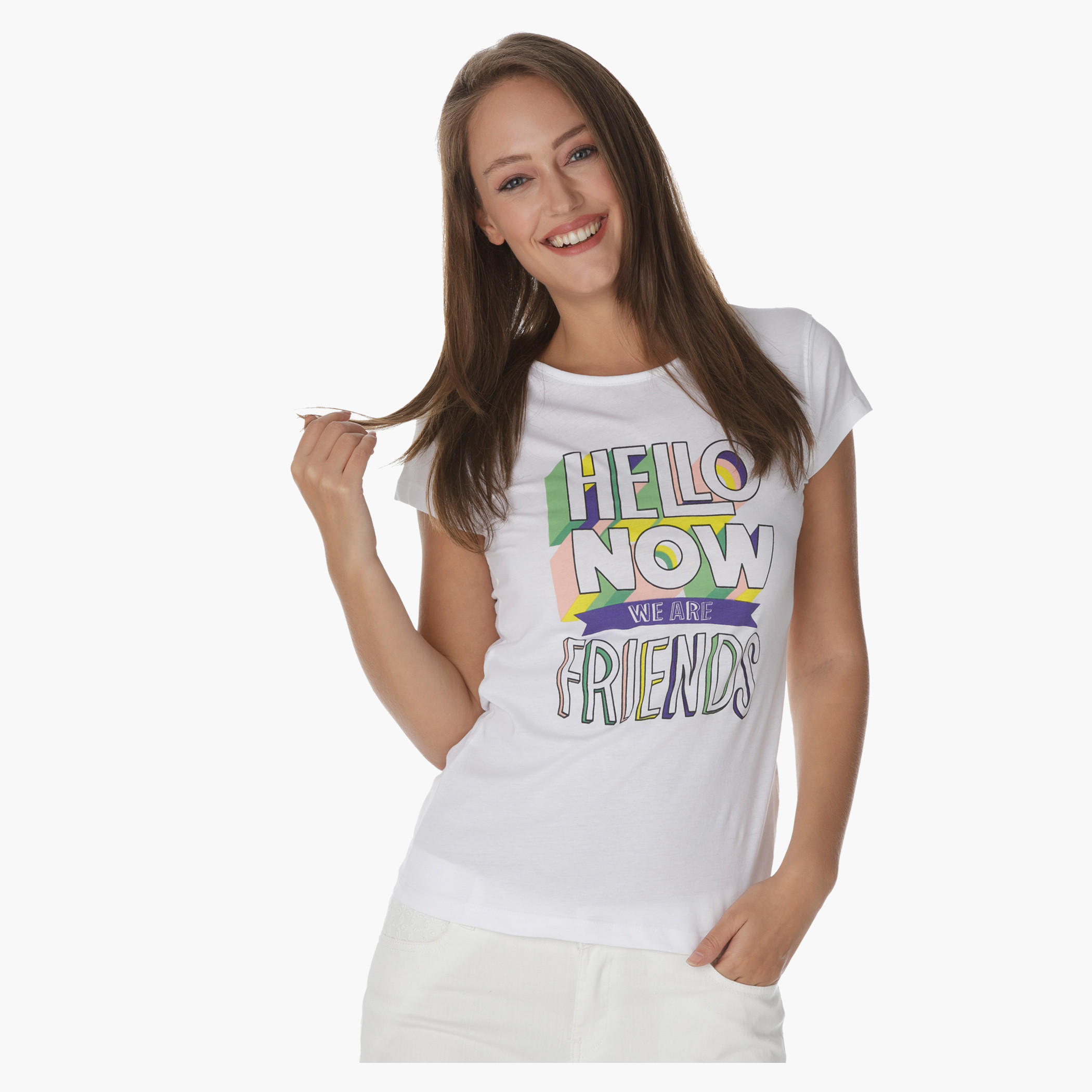 Short-sleeved Printed T-shirt-women-clothing-tshirts-image-5