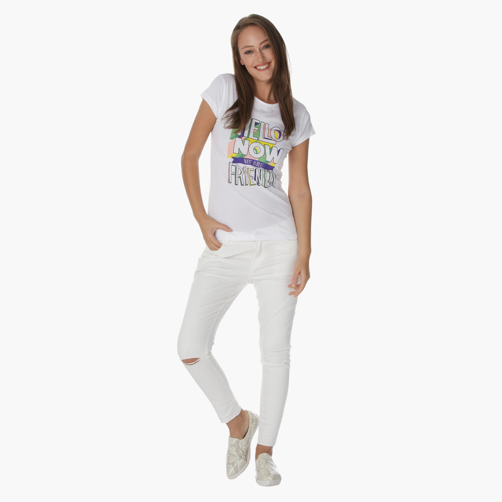 Short-sleeved Printed T-shirt-women-clothing-tshirts-image-1