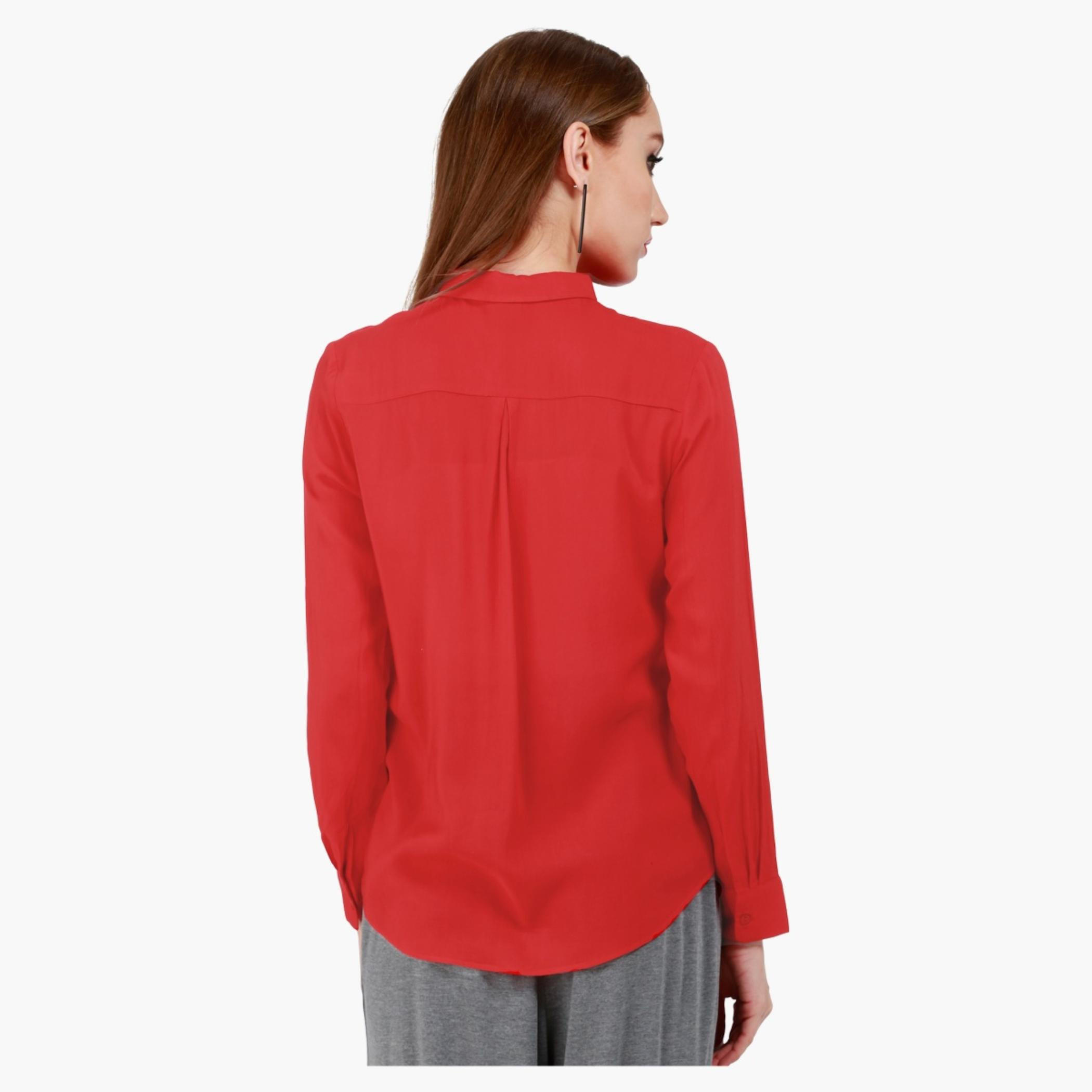 Basic Casual Shirt with Long Sleeves-women-clothing-shirtsandblouses-blouses-image-4