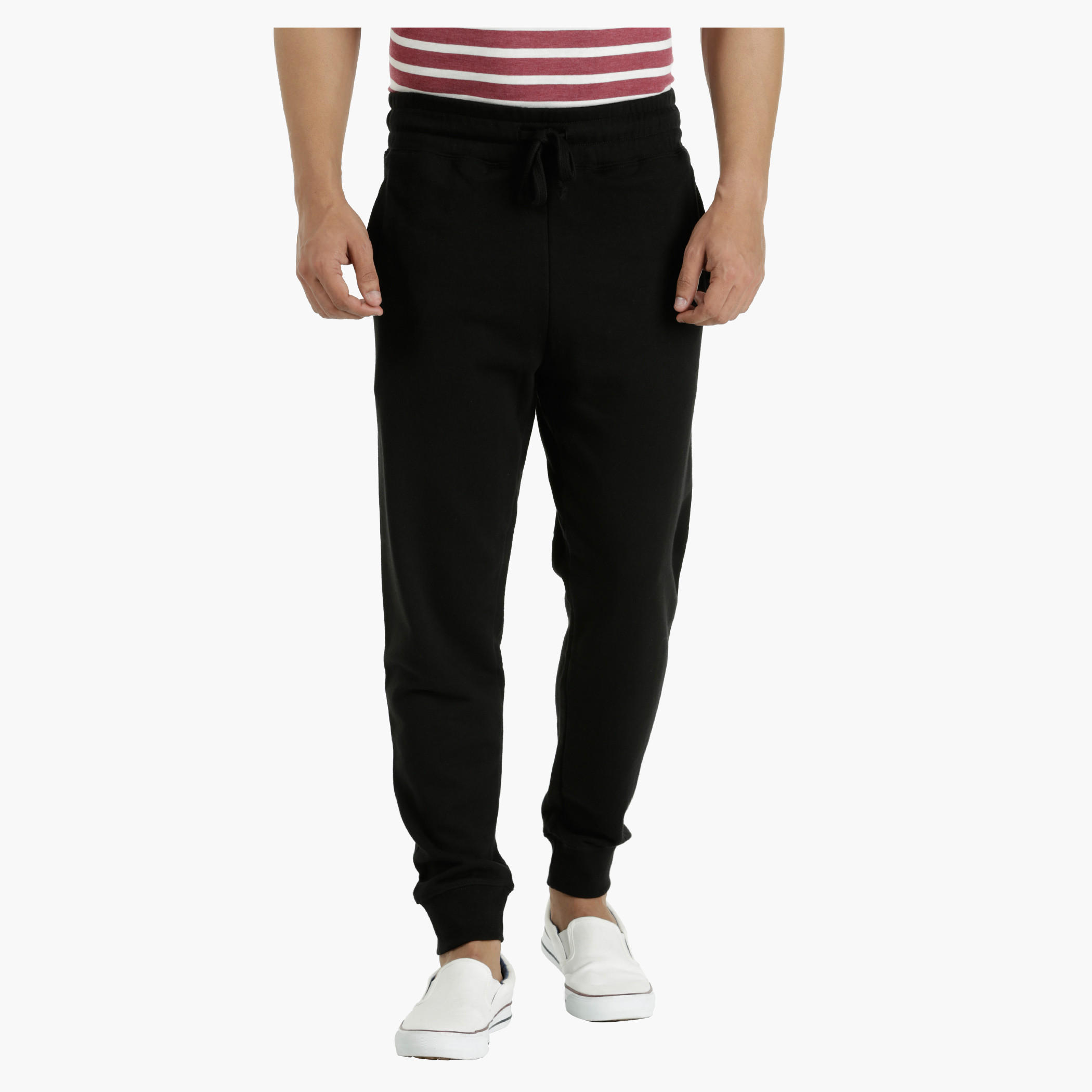 Basic Jog Pants with Pockets in Regular Fit-men-clothing-bottoms-joggers-image-5
