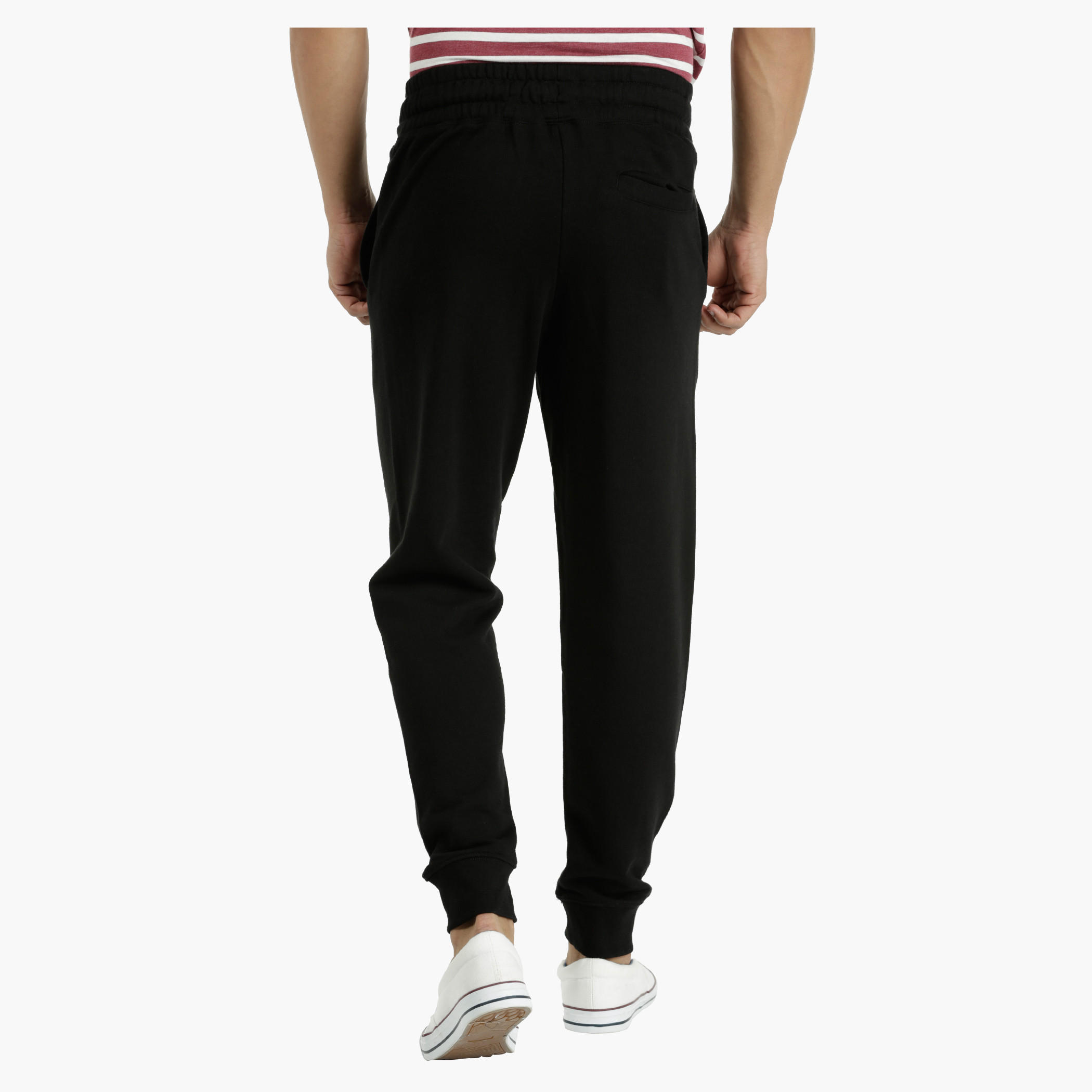 Basic Jog Pants with Pockets in Regular Fit-men-clothing-bottoms-joggers-image-4