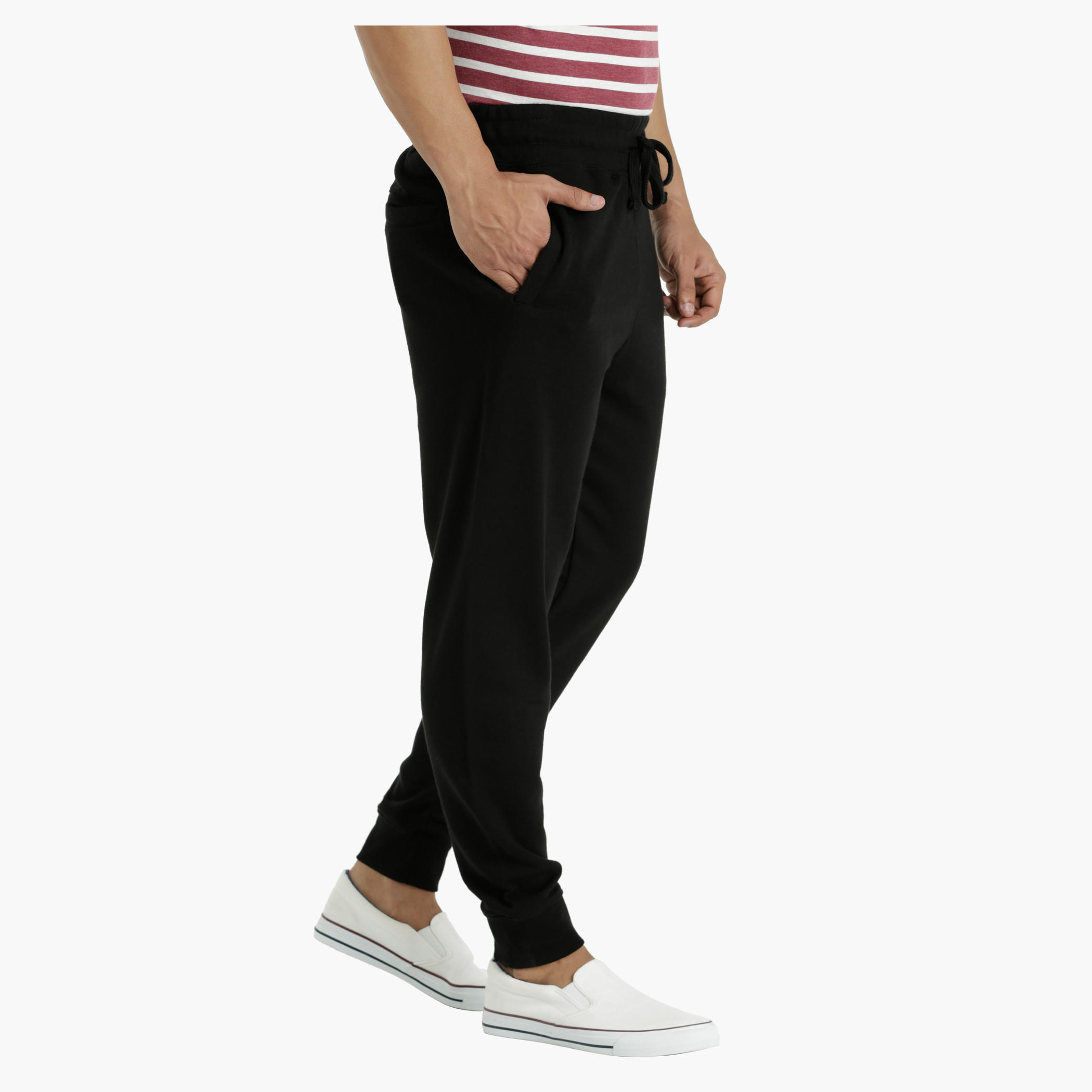 Basic Jog Pants with Pockets in Regular Fit-men-clothing-bottoms-joggers-image-3