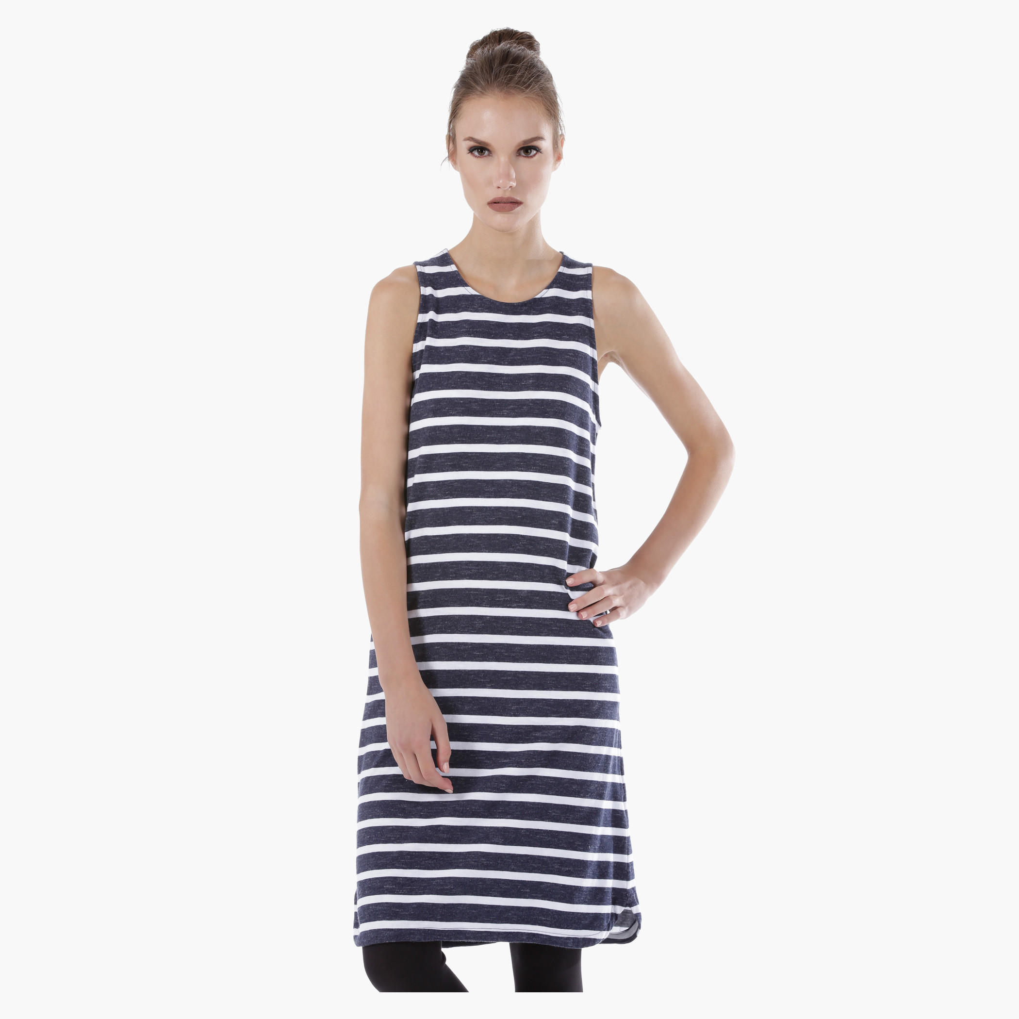 Sleeveless Cotton Tunic with Stripes-women-clothing-shirtsandblouses-blouses-image-1