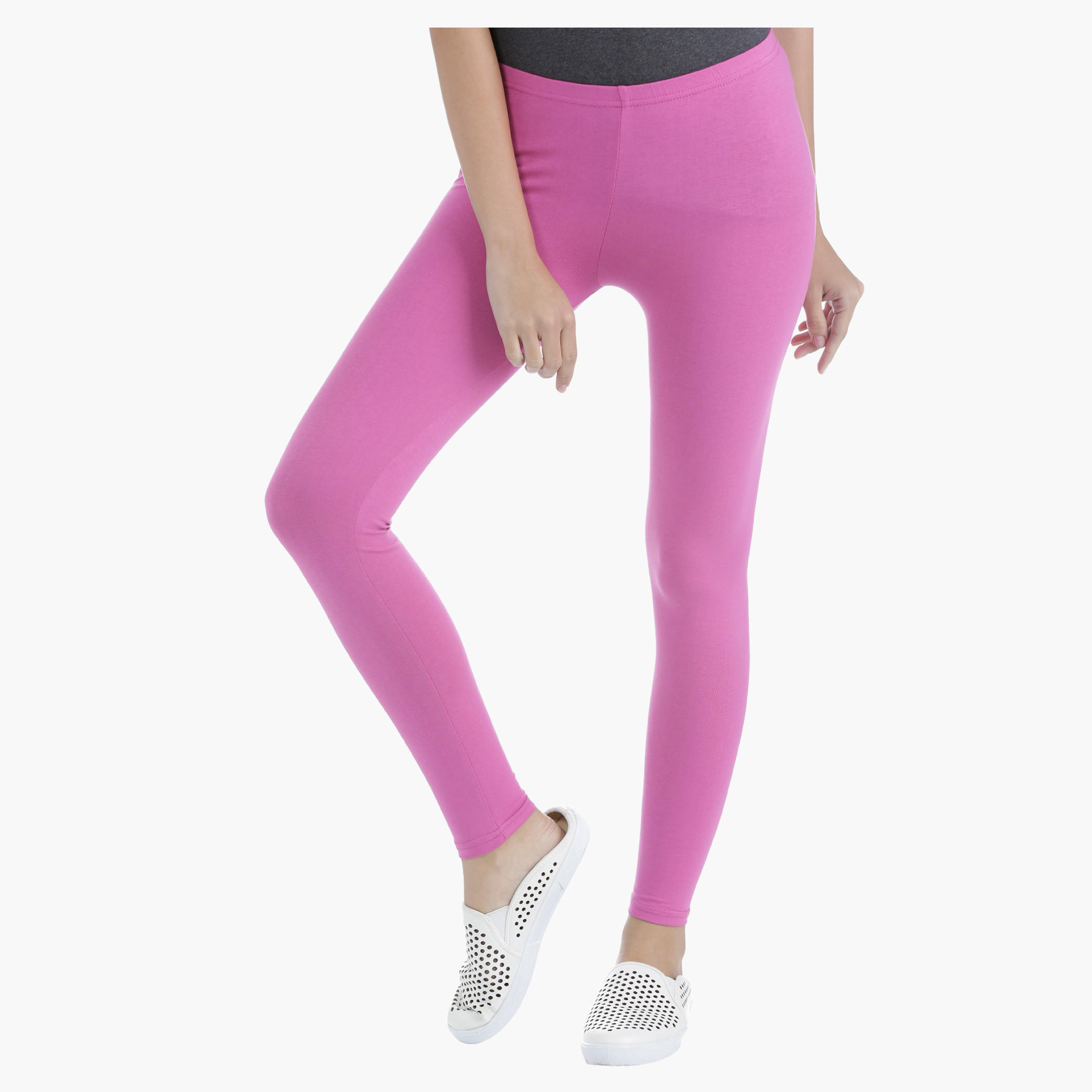 Basic Long Leggings in Regular Fit-women-clothing-bottoms-leggings-image-5