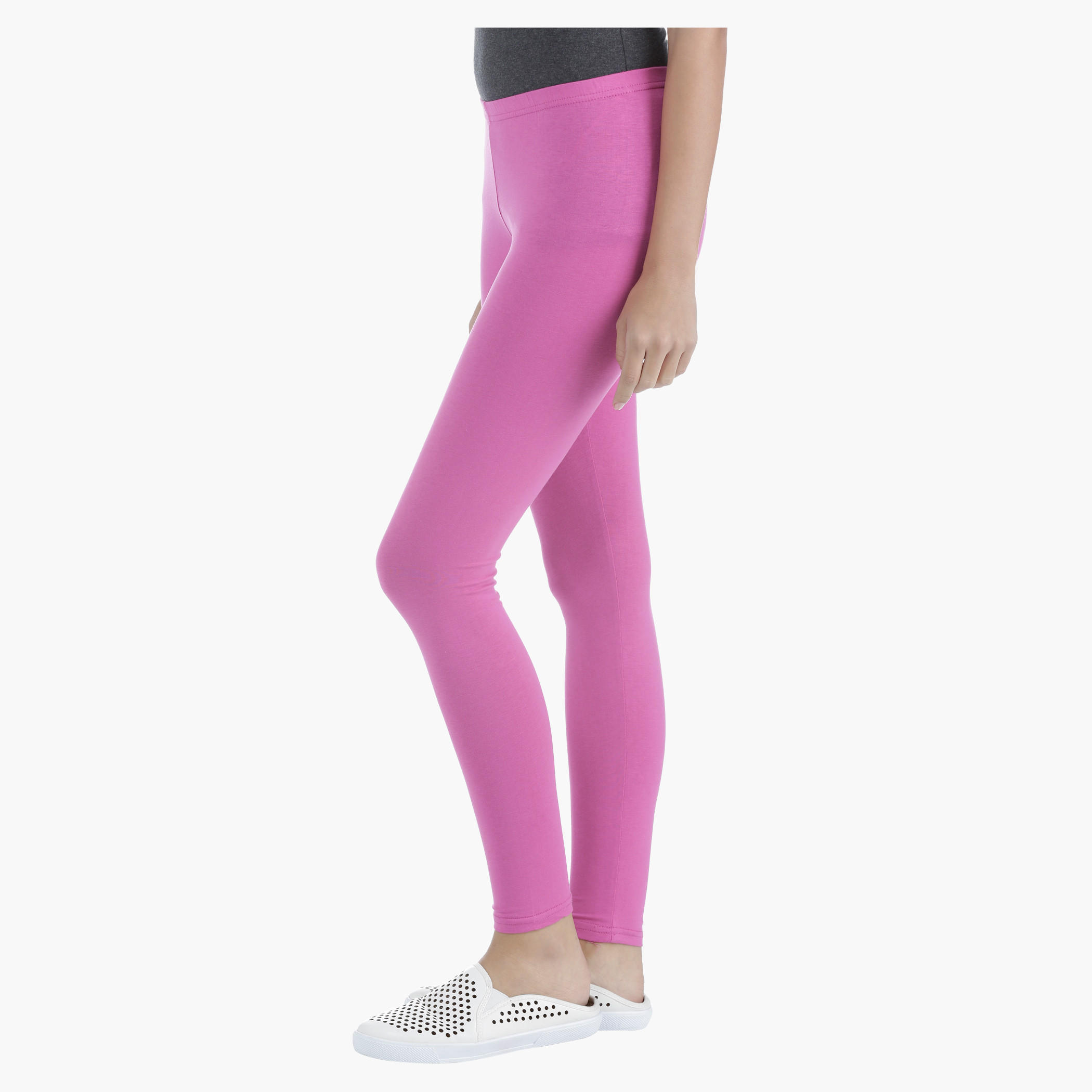 Basic Long Leggings in Regular Fit-women-clothing-bottoms-leggings-image-3