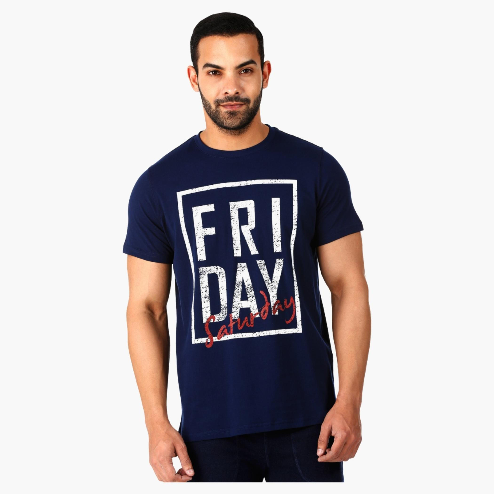 Printed Cotton Crew Neck T-Shirt with Short Sleeves-men-clothing-tshirtsandpolos-tshirts-image-1