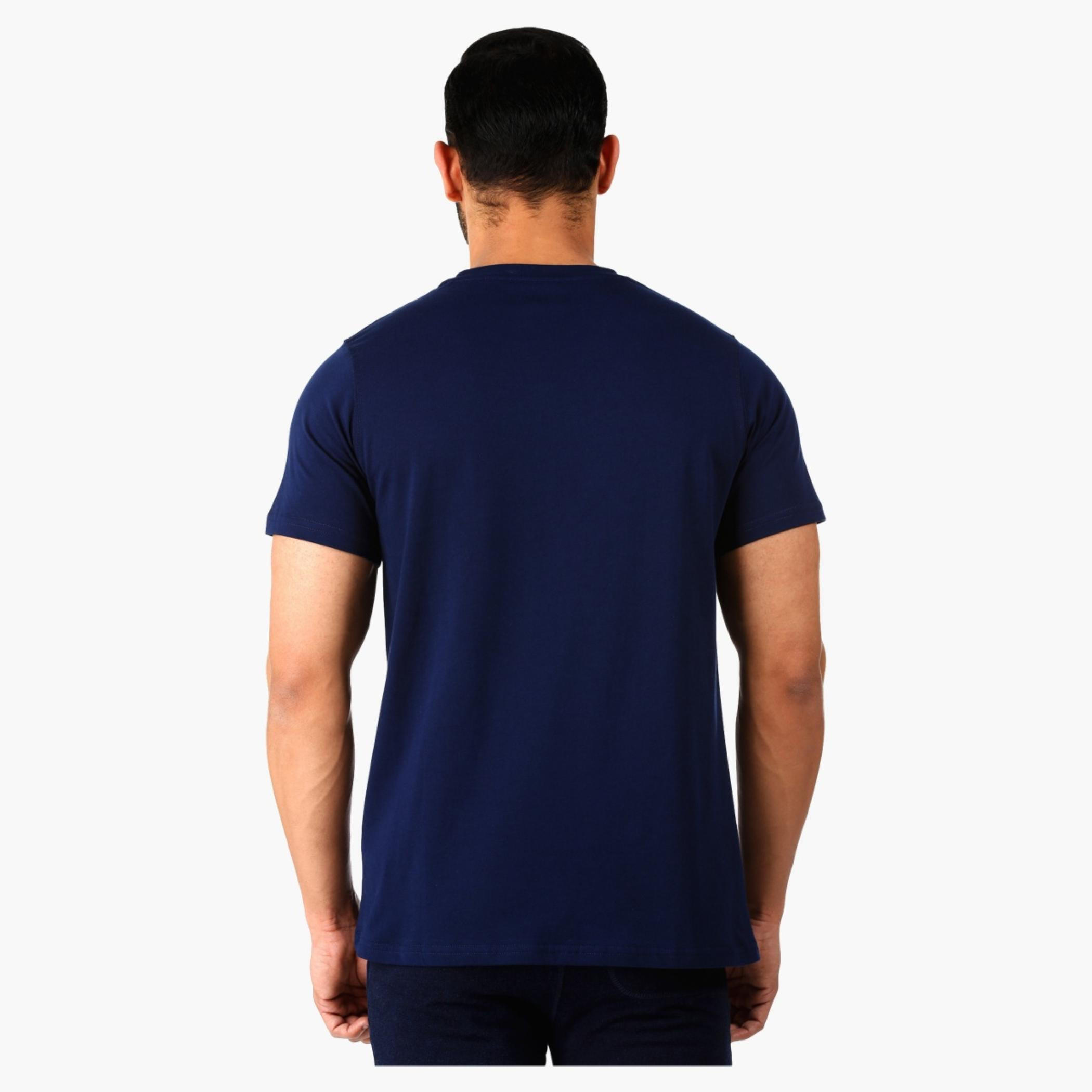 Printed Cotton Crew Neck T-Shirt with Short Sleeves-men-clothing-tshirtsandpolos-tshirts-image-2