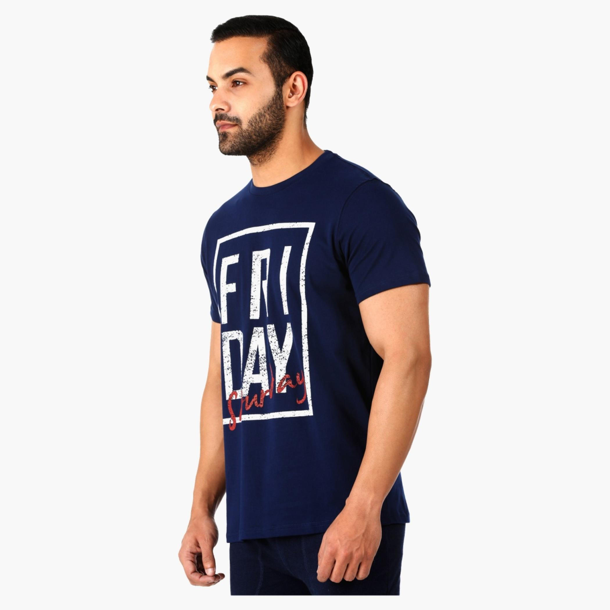 Printed Cotton Crew Neck T-Shirt with Short Sleeves-men-clothing-tshirtsandpolos-tshirts-image-3